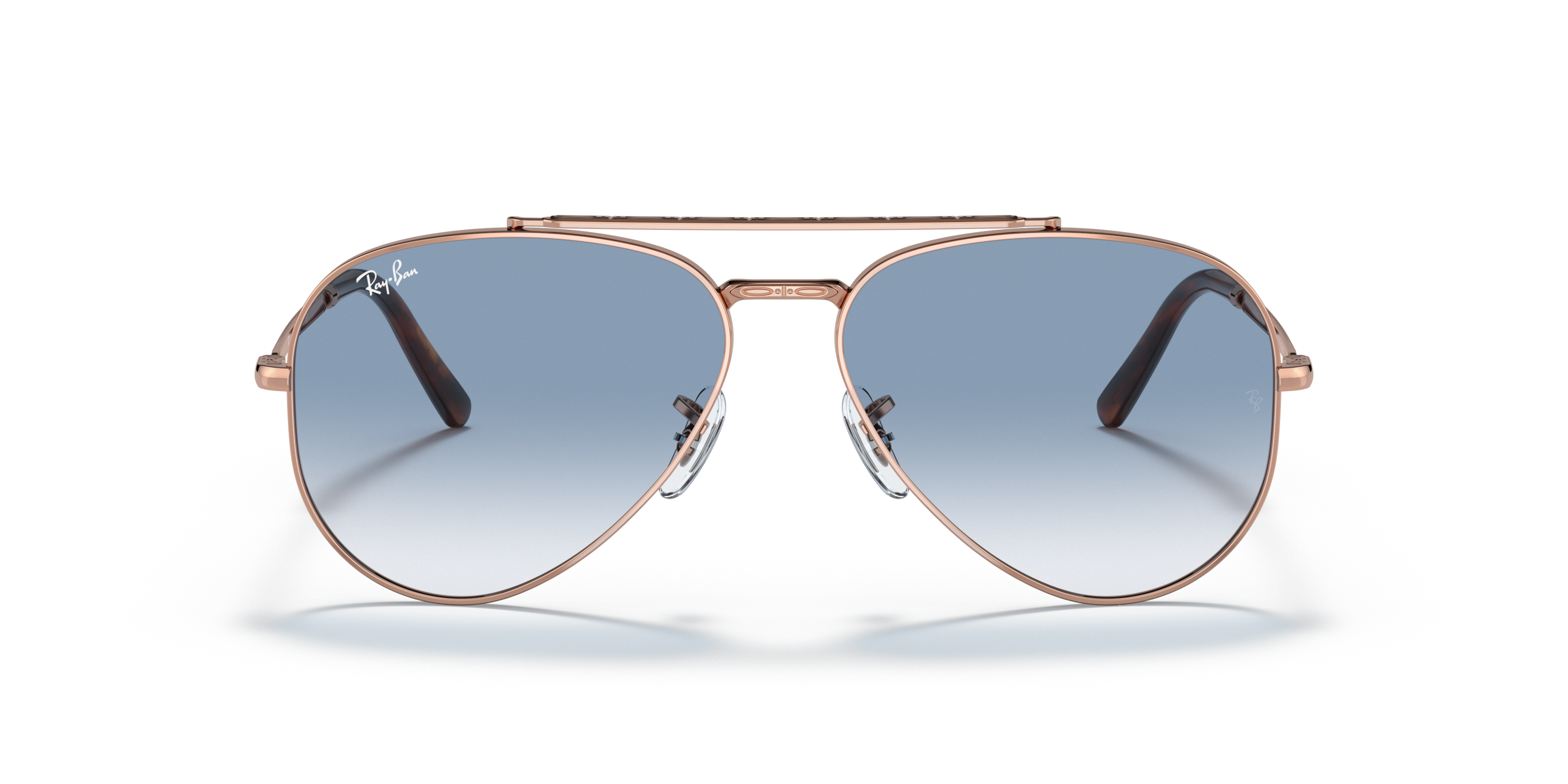 Front Ray-Ban RB 3625 Sunglasses Blue / Gold