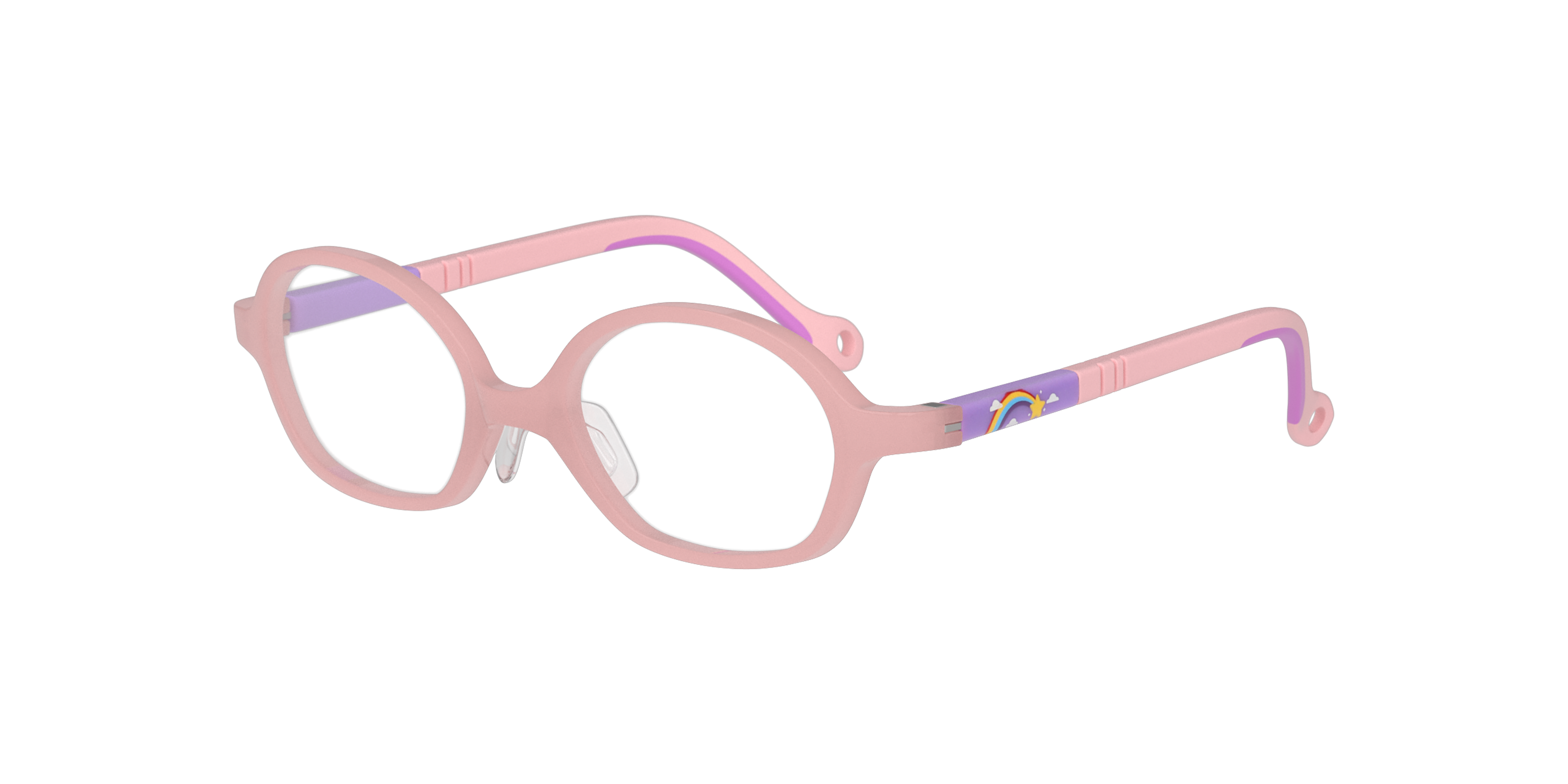 Angle_Left01 Vision Express POO03 (C10) Glasses Transparent / Pink