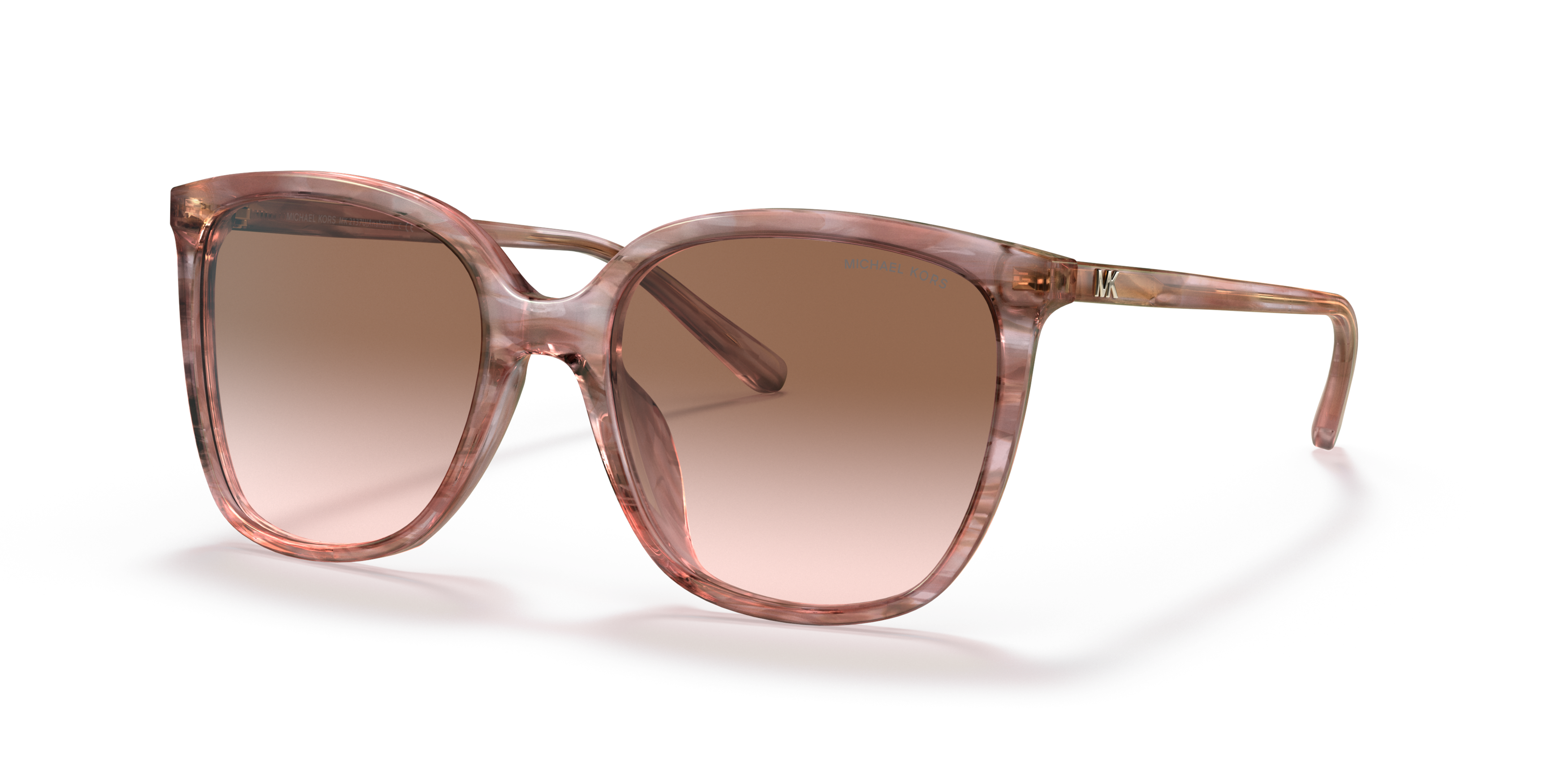 Angle_Left01 Michael Kors MK 2137U (317513) Sunglasses Brown / Pink