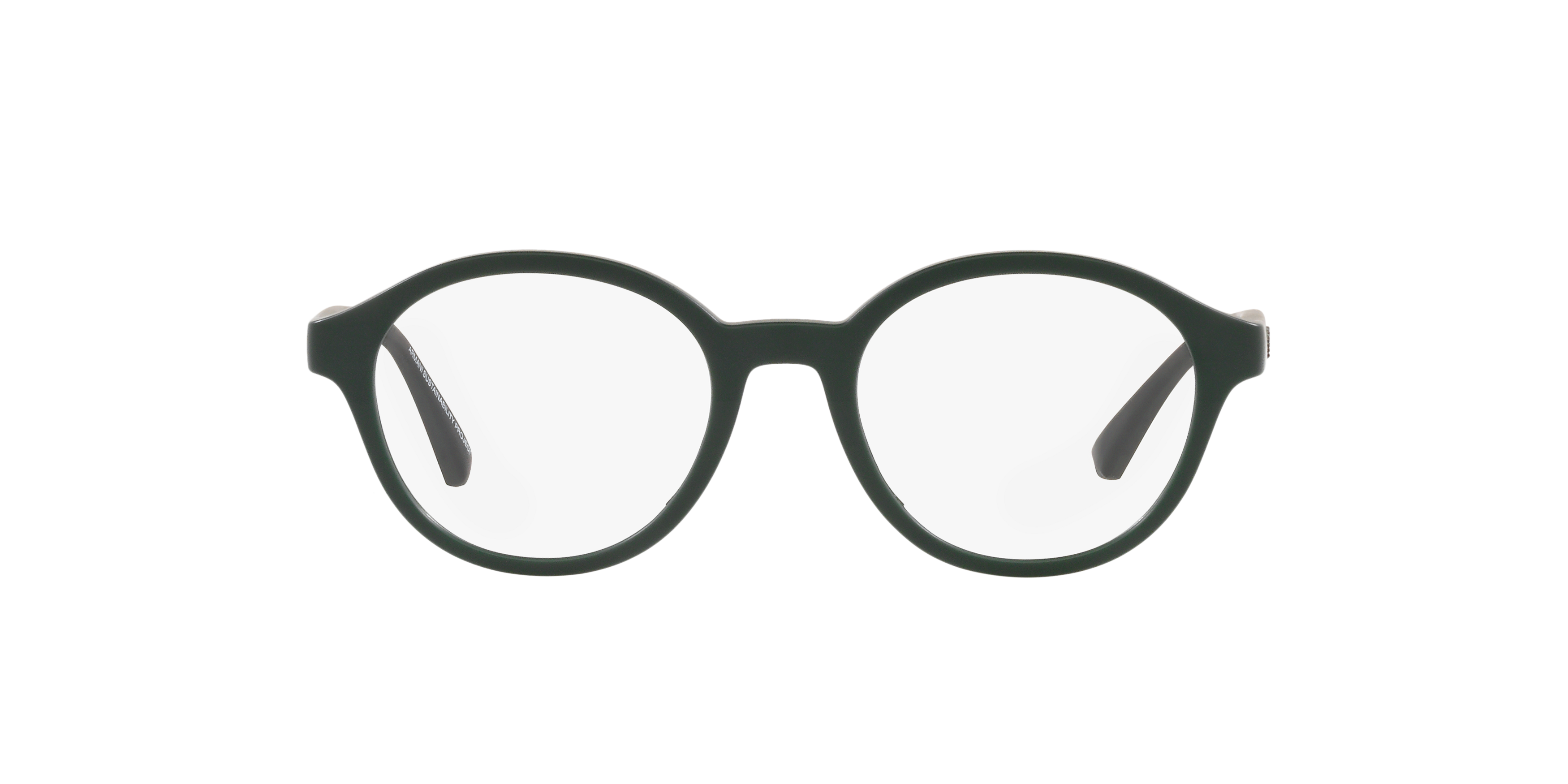 Front Emporio Armani EK 3202 Children's Glasses Transparent / Black
