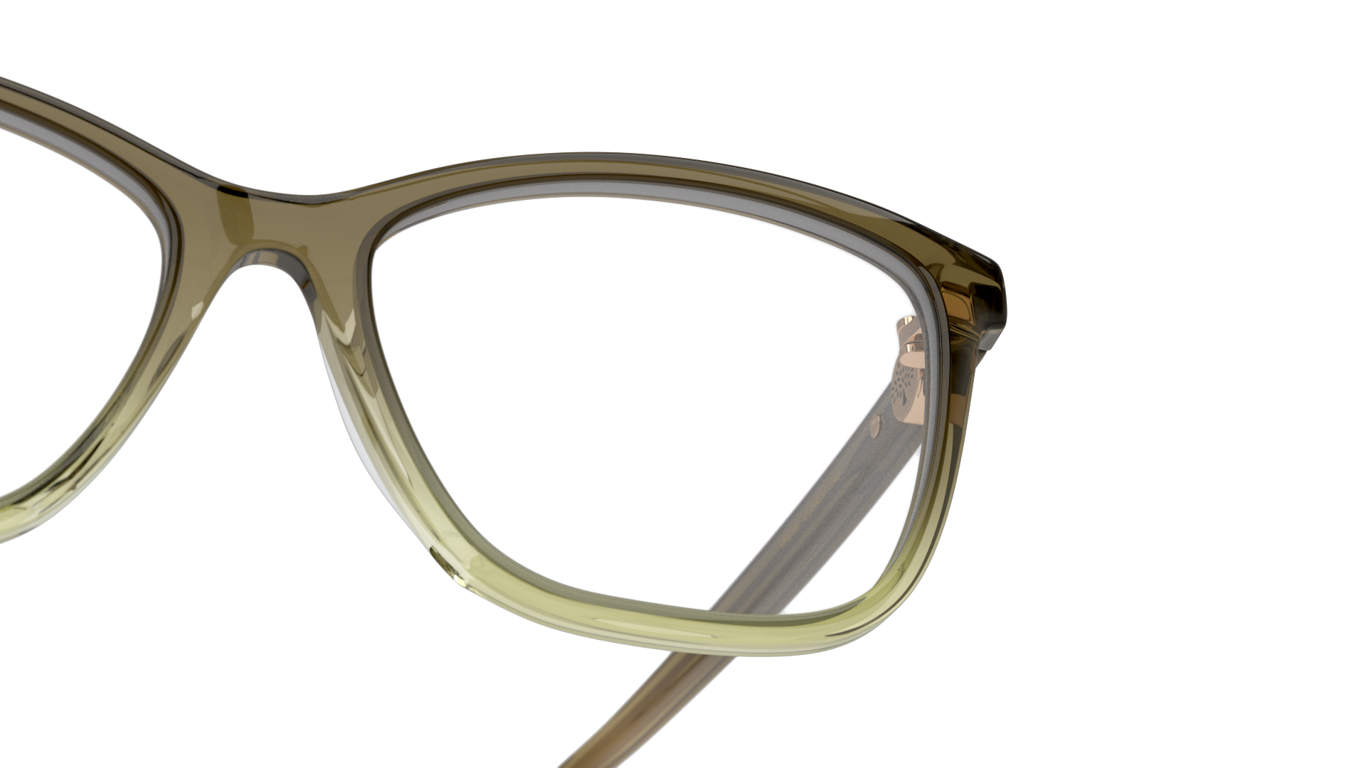 Detail01 Mulberry VML 101 Glasses Transparent / Green
