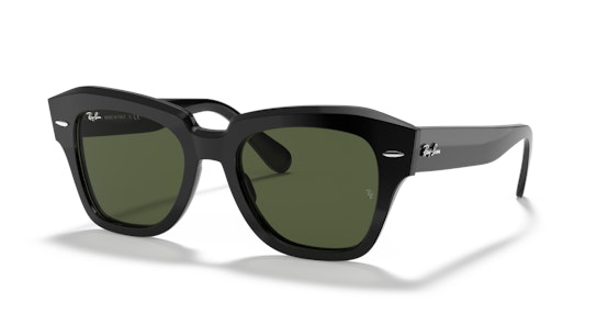 Ray-Ban State Street RB 2186 (901/31) Sunglasses Green / Black