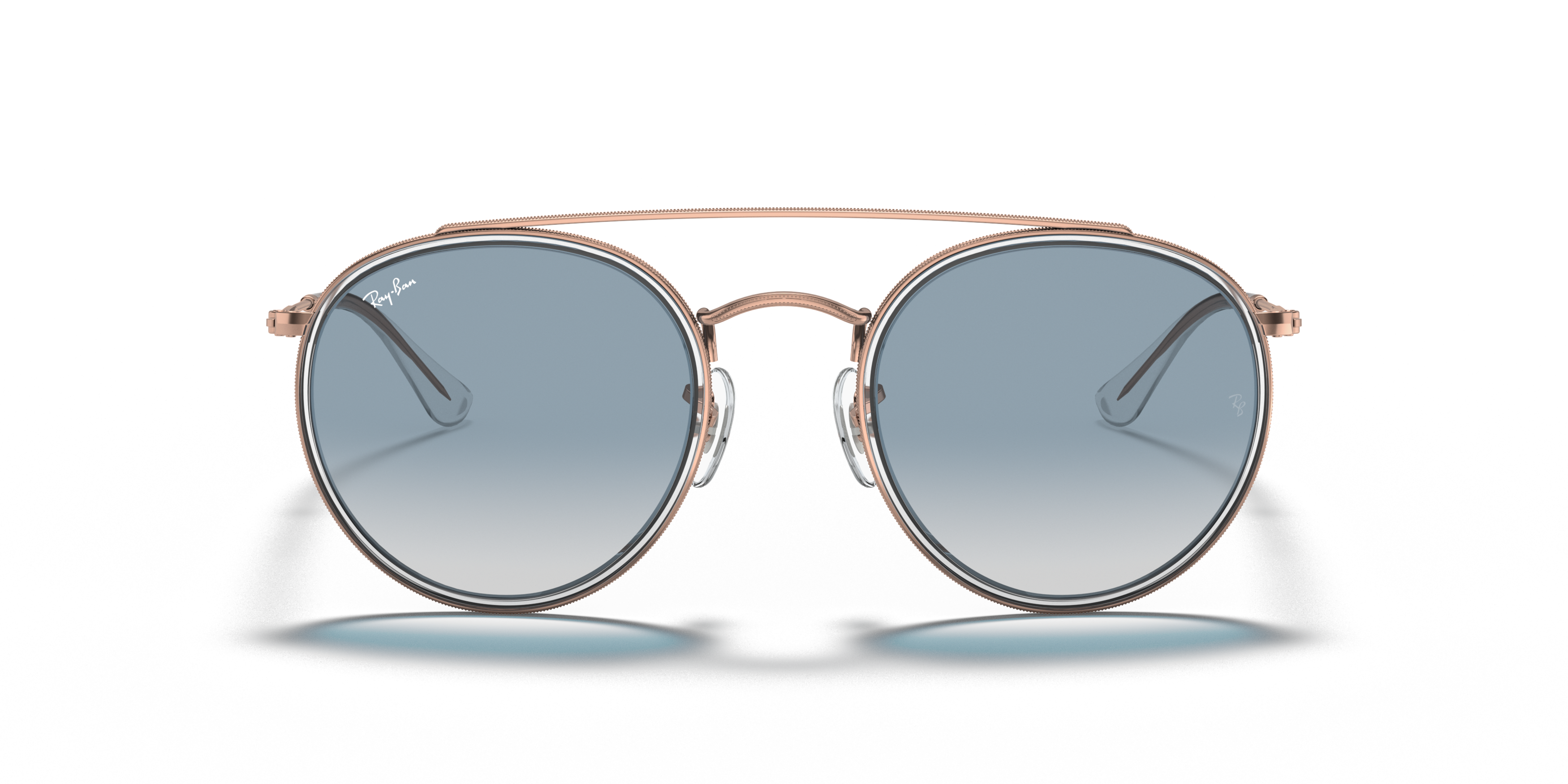 [products.image.front] Ray-Ban Round Double Bridge RB3647N 90683F
