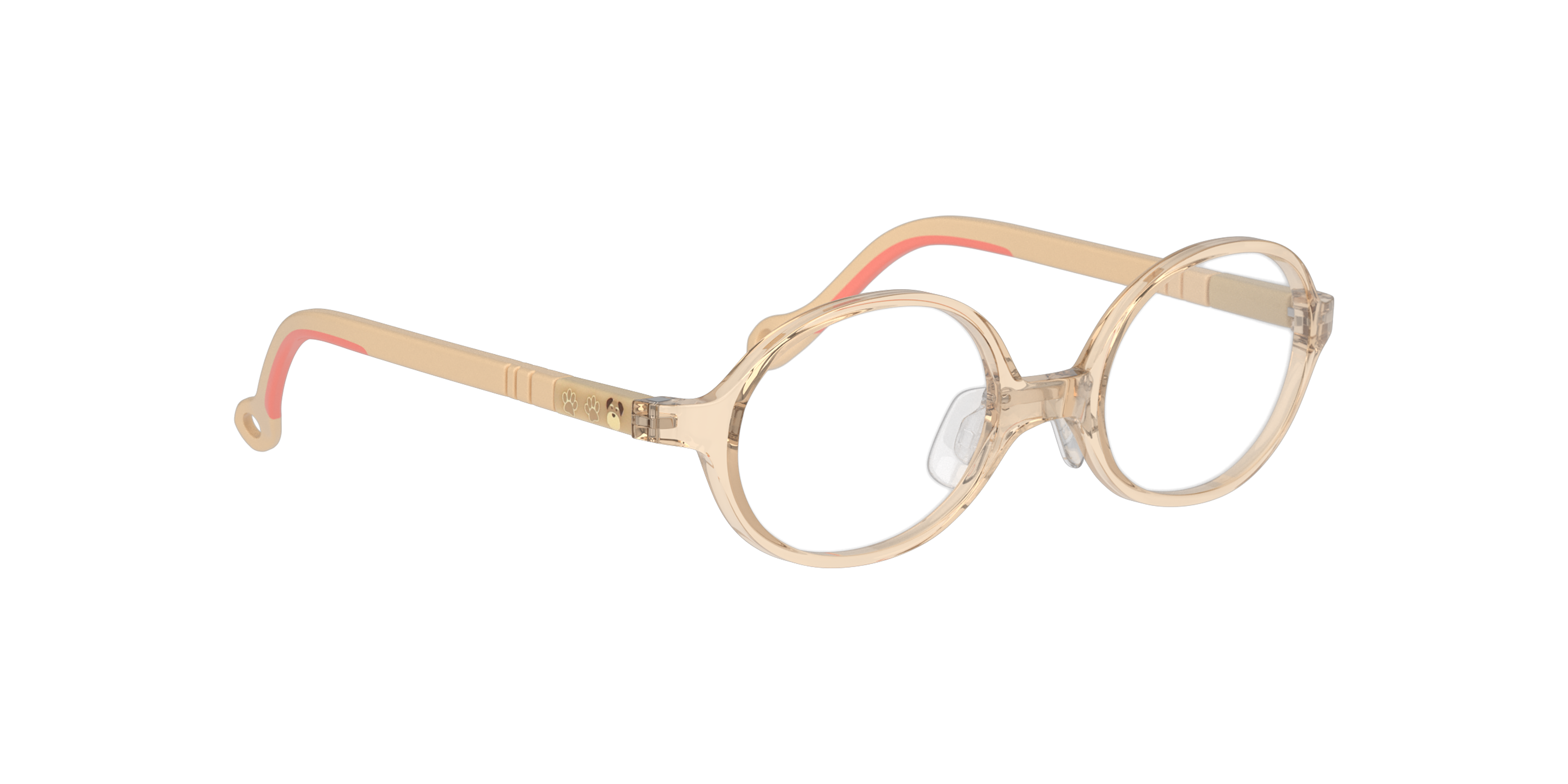 Angle_Right01 Vision Express POO01 (C95) Glasses Transparent / Beige