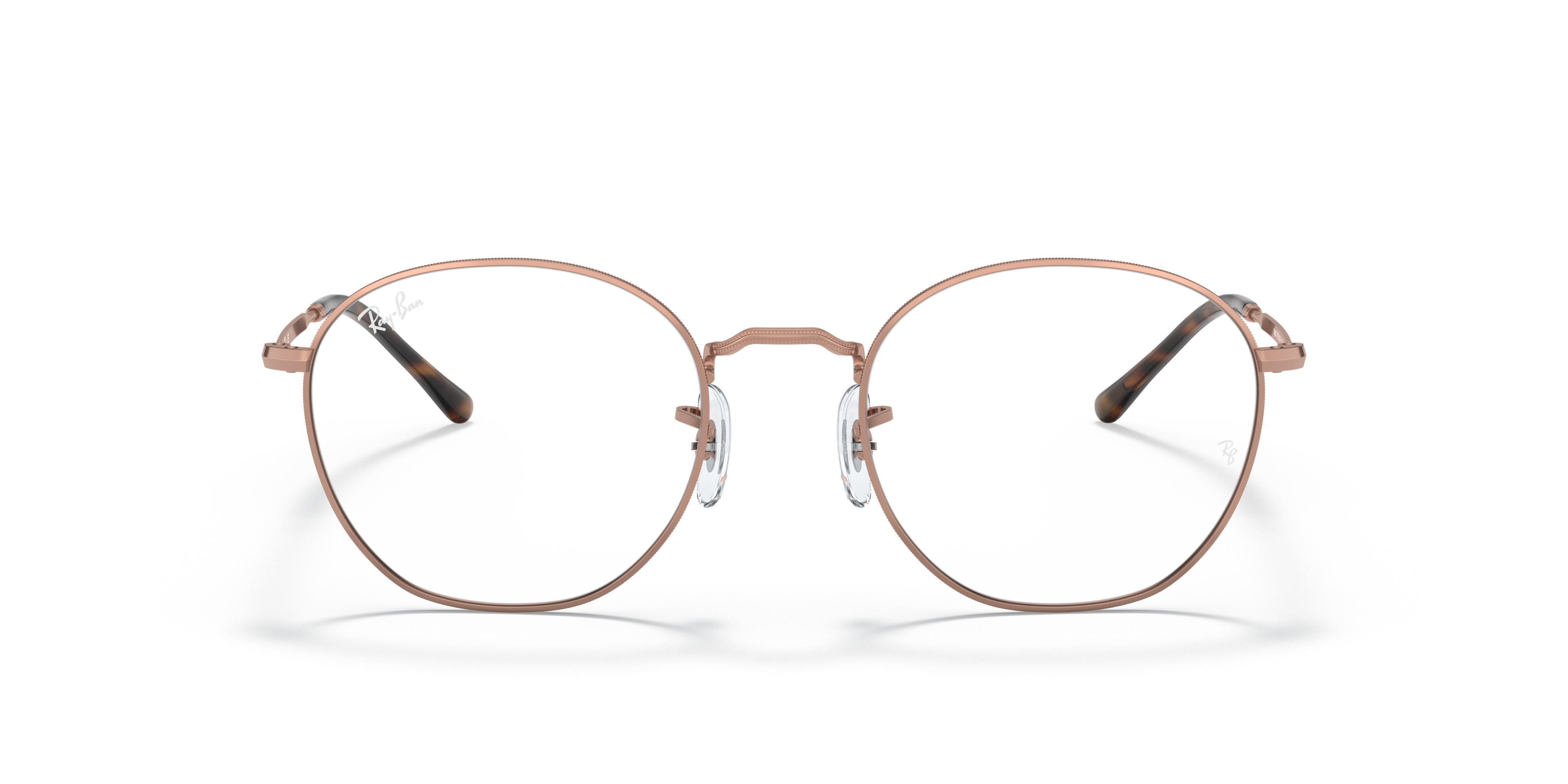 Front Ray-Ban RX 6472 Glasses Transparent / Bronze