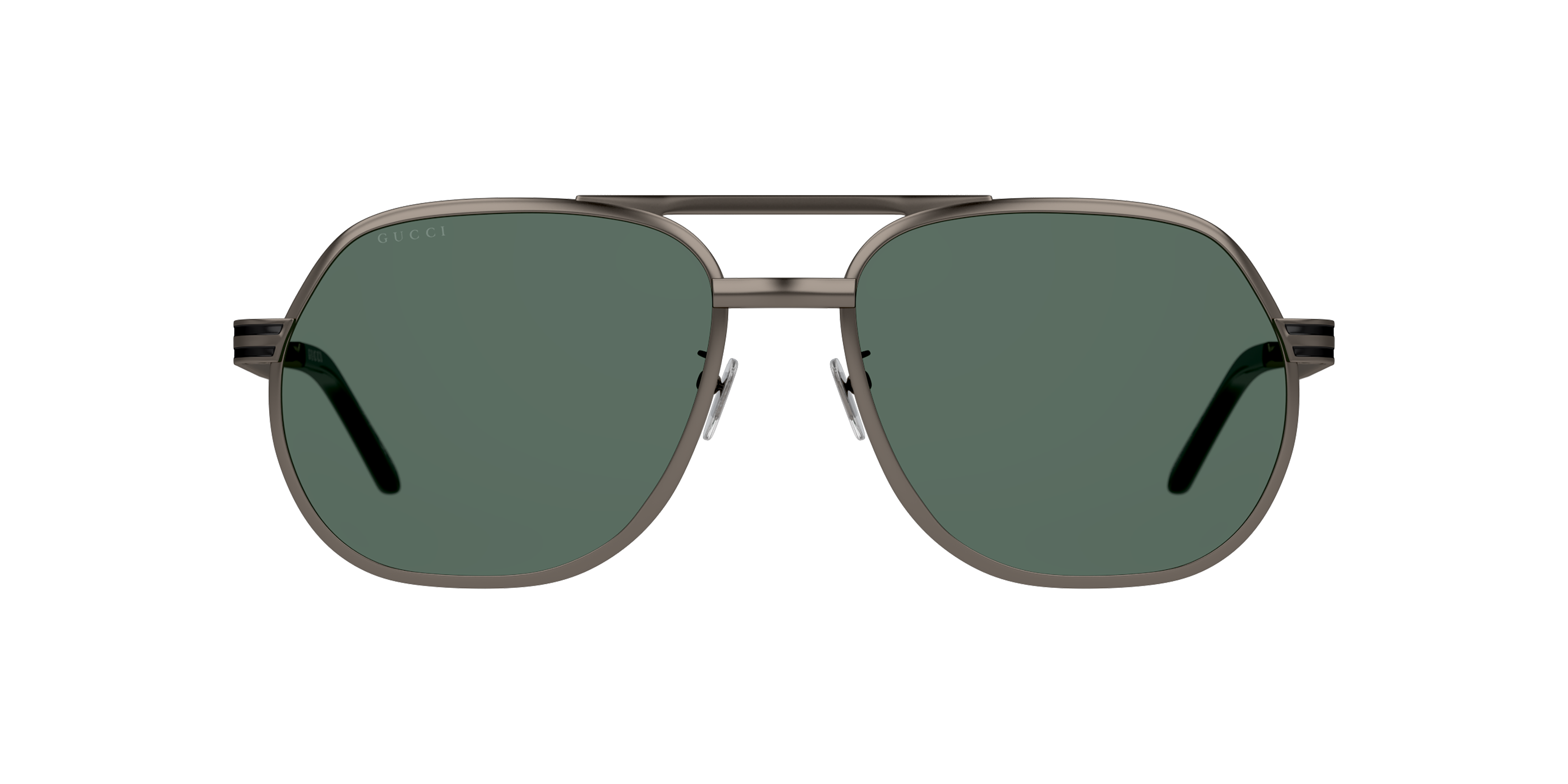 Front Gucci GG 0981S Sunglasses Green / Black