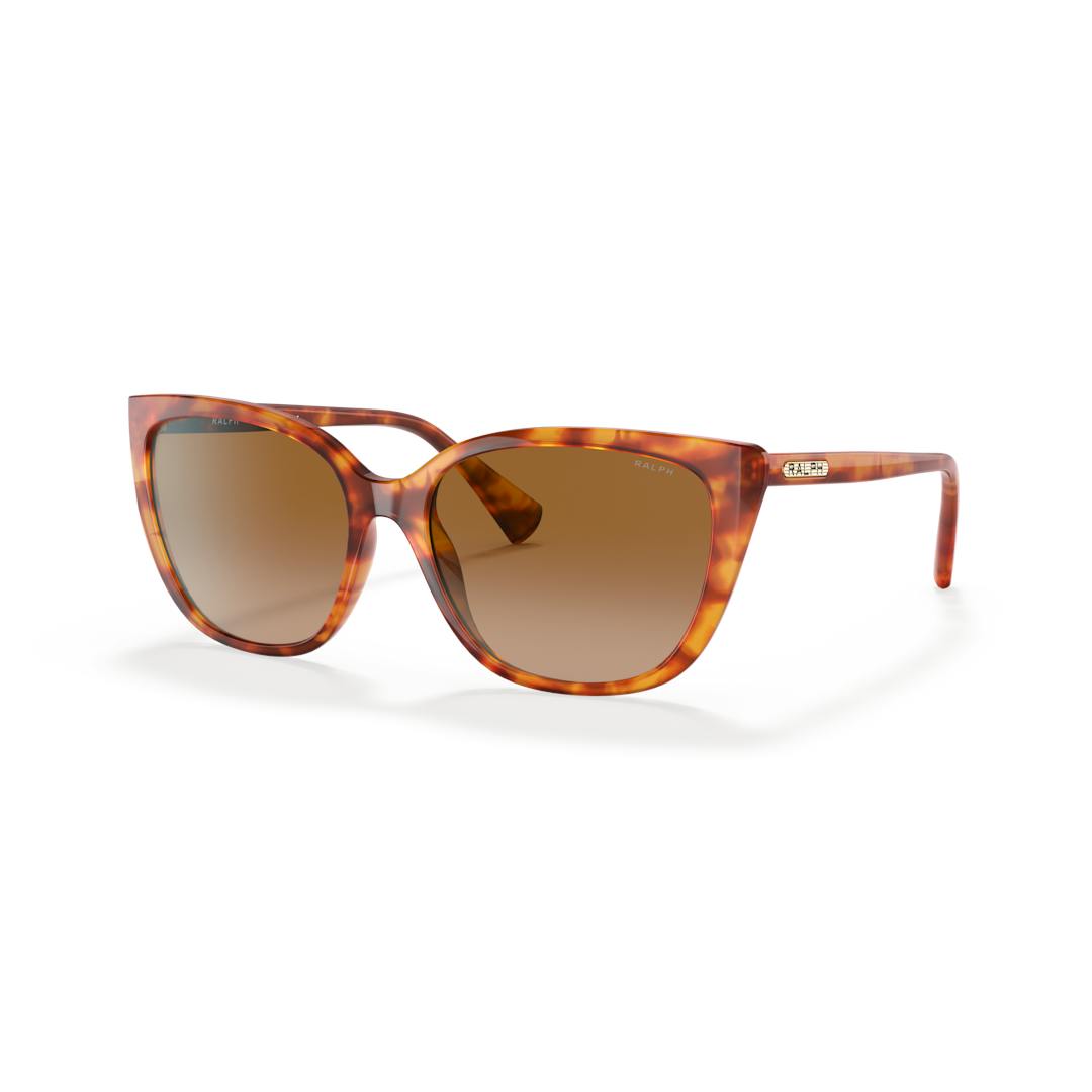 Ralph RA5274 Lunettes de Soleil Homme - Cateye Marron - Possibilité de verres correcteurs - Adaptabl