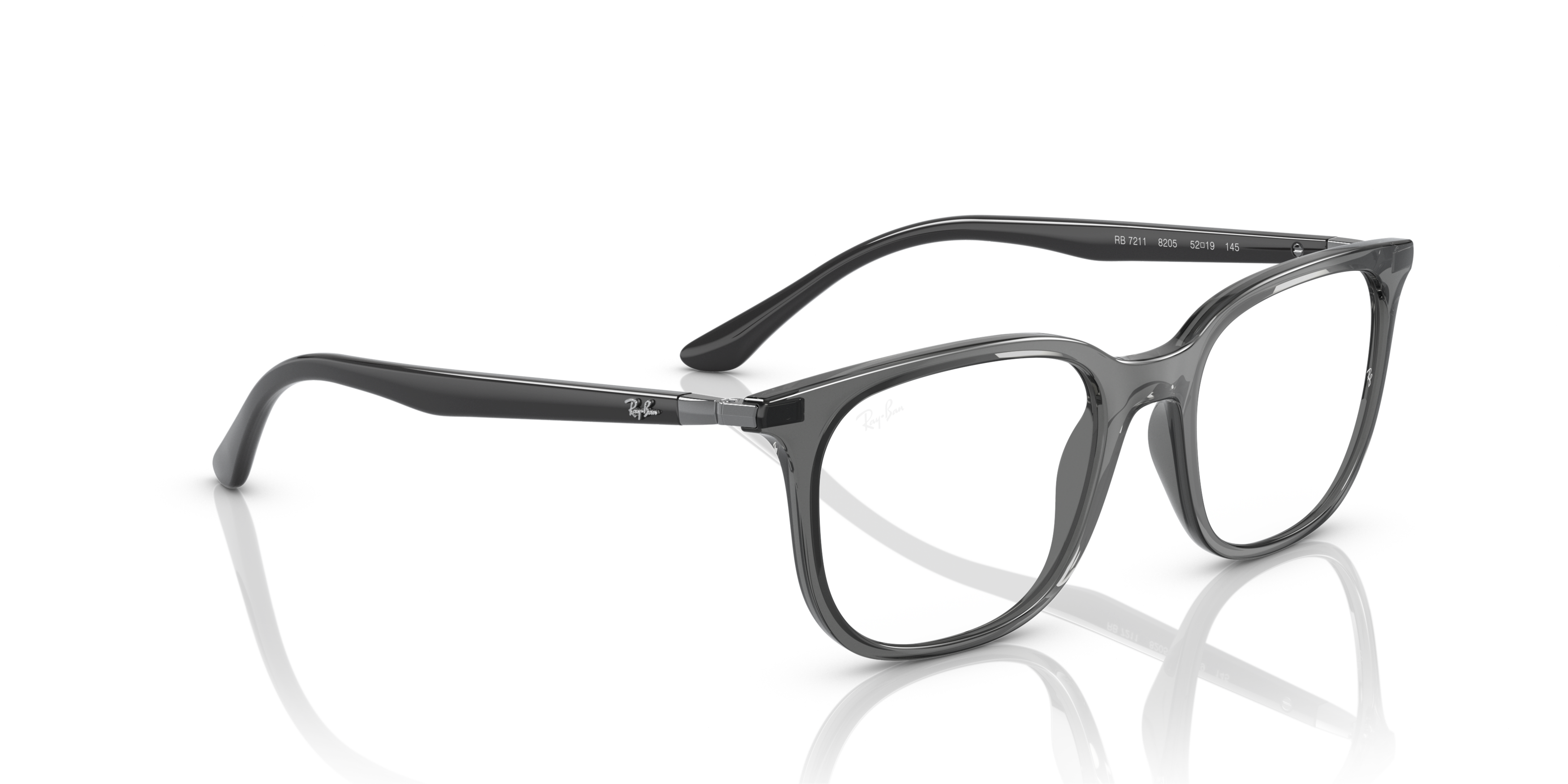 Angle_Right01 Ray-Ban 0RX7211 8205 Transparent