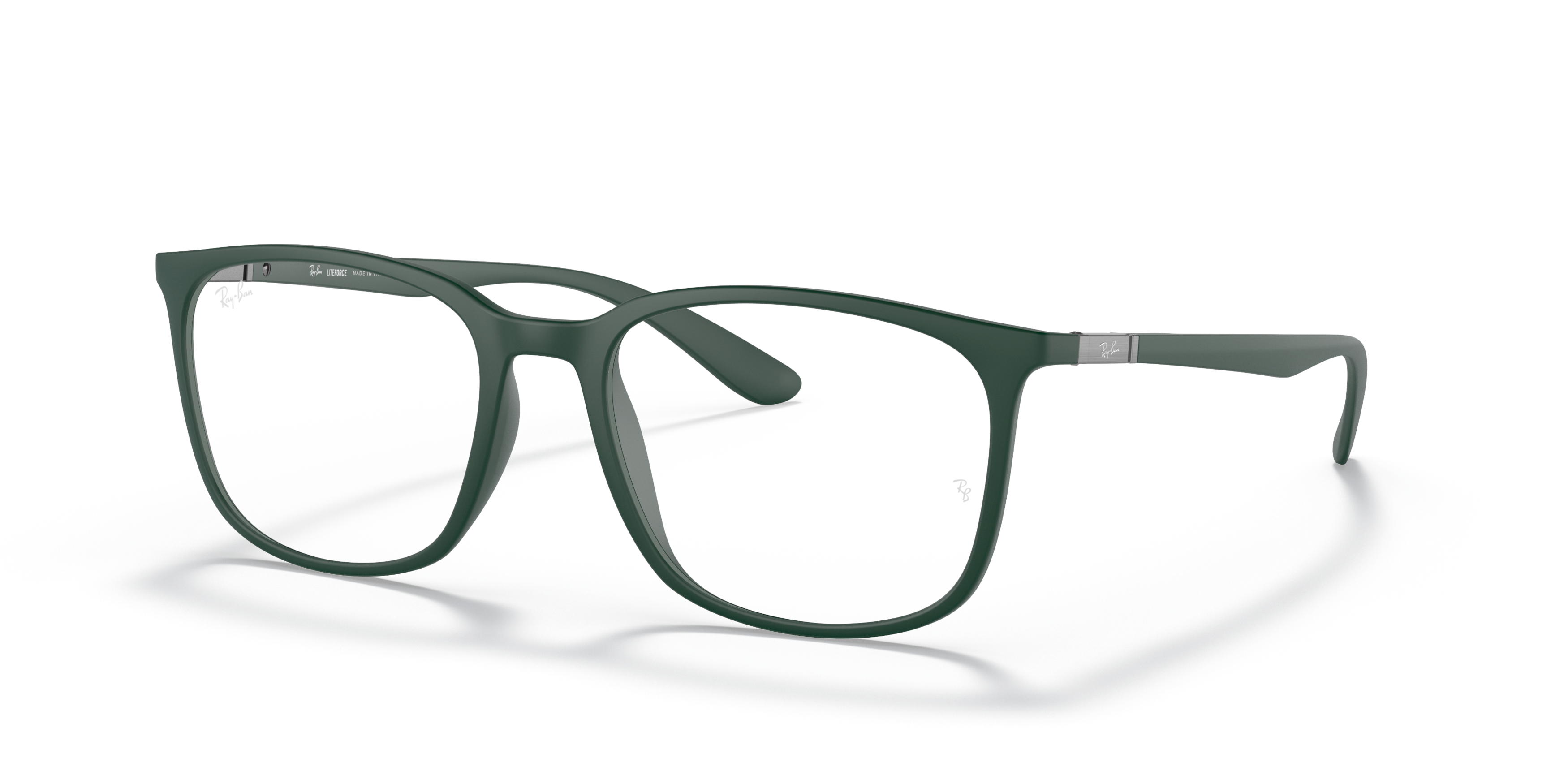 Angle_Left01 Ray-Ban RX 7199 Glasses Transparent / Green