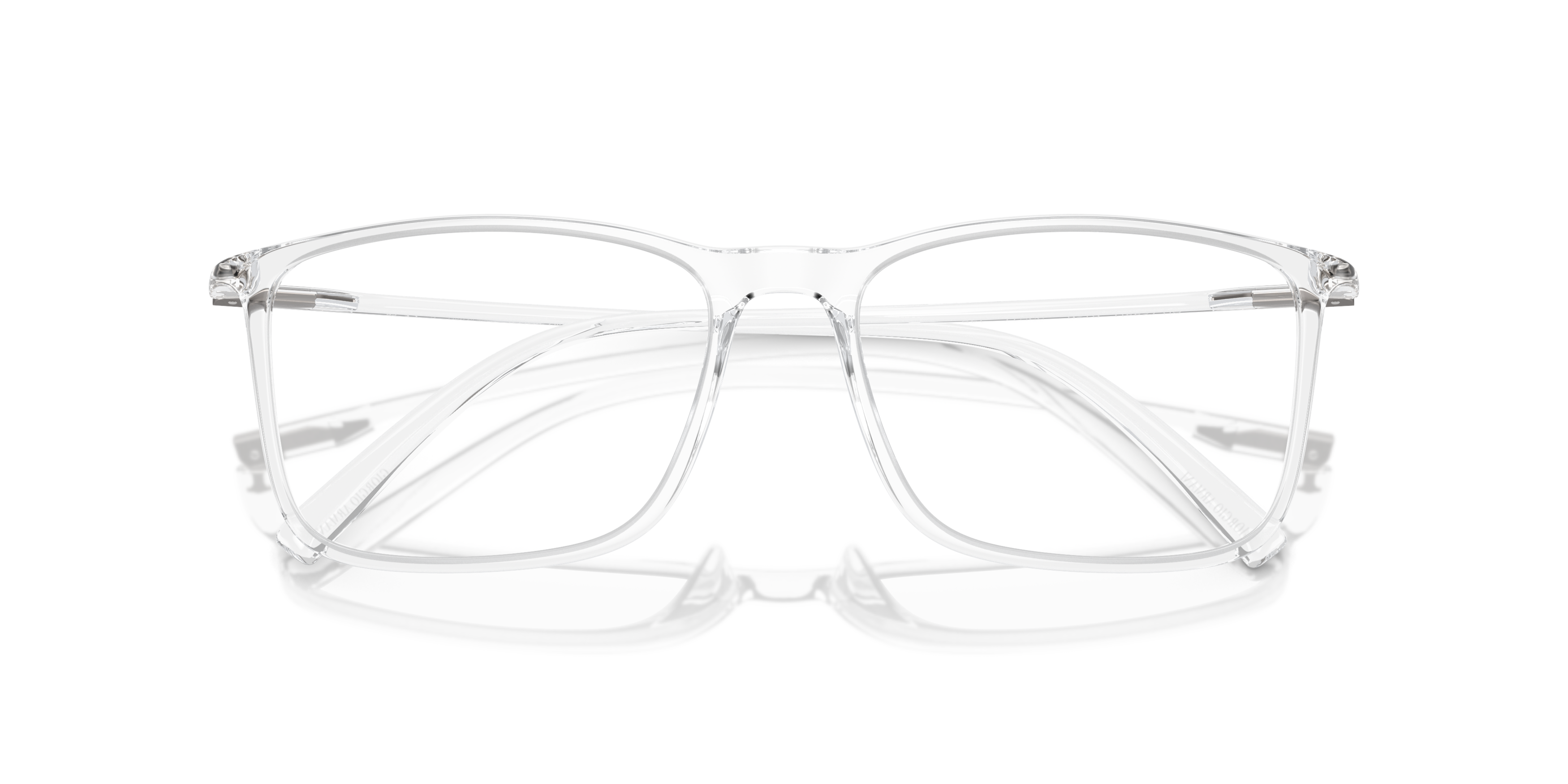 Folded Giorgio Armani AR 7244U Glasses Transparent / Black