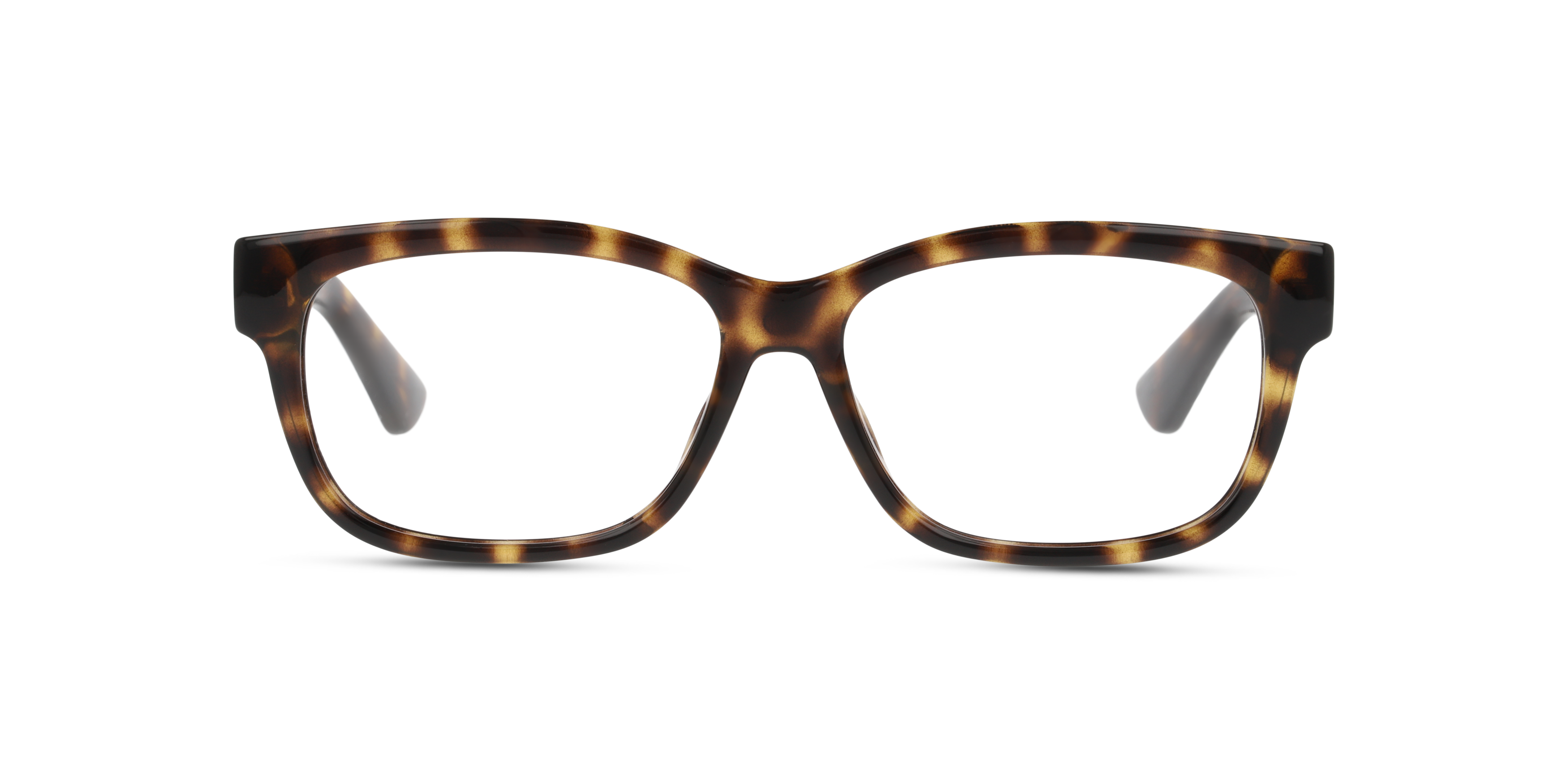 Front Gucci GG 1341O Glasses Transparent / Havana