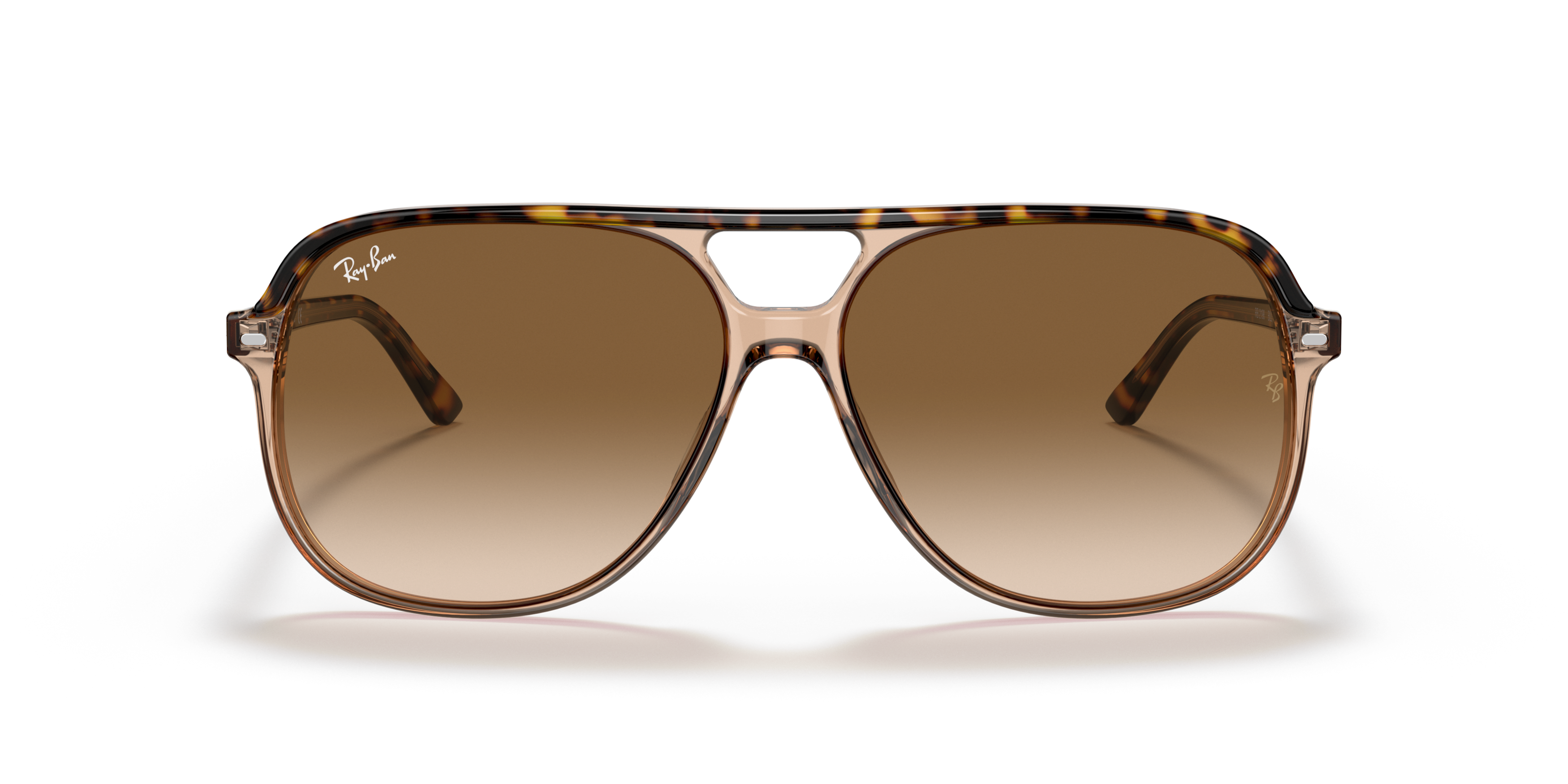 Front Ray-Ban RB 2198 (129251) Sunglasses Brown / Transparent, Havana