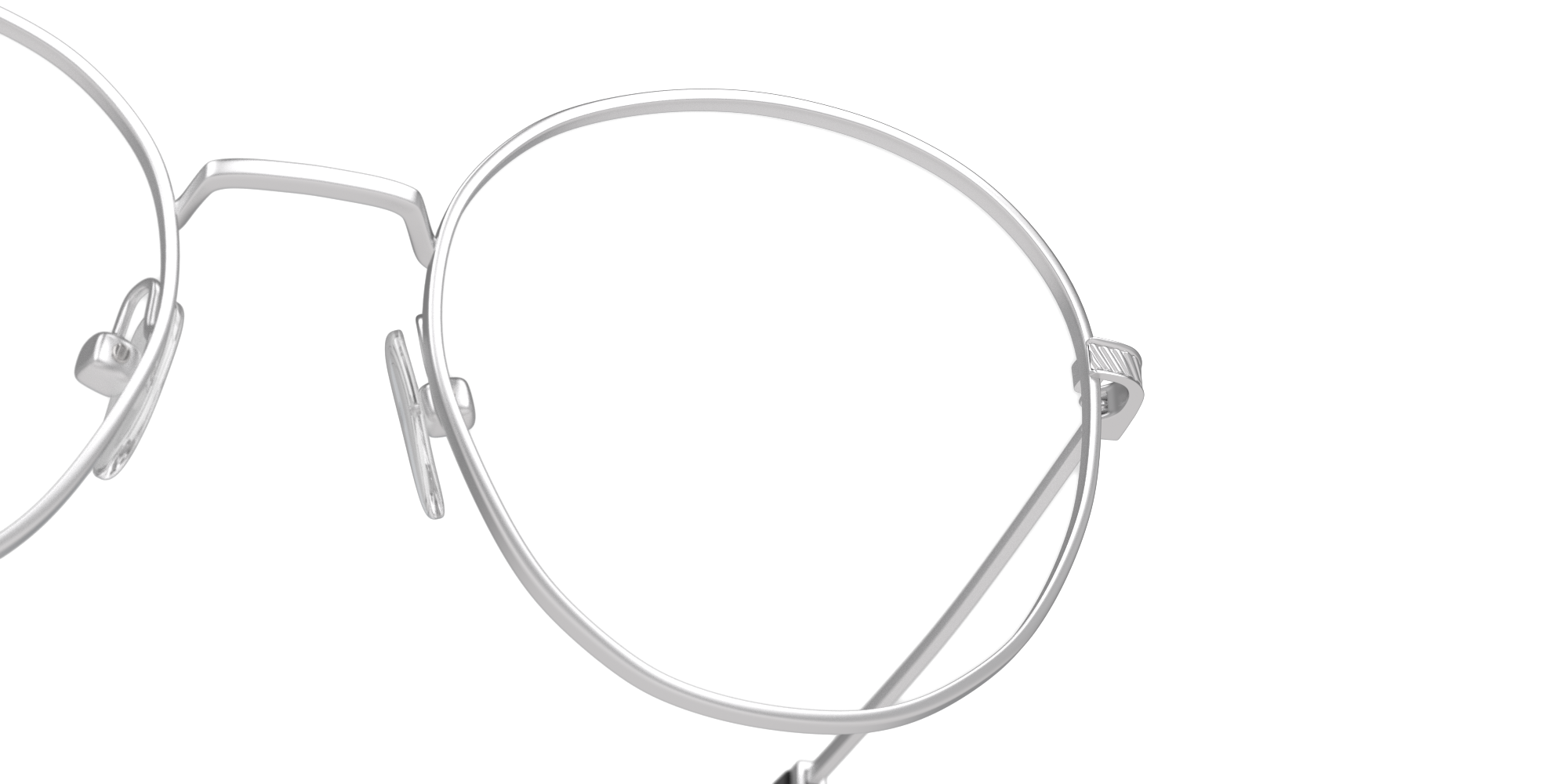Detail01 DbyD Titanium DB OM9028 Glasses Transparent / Grey