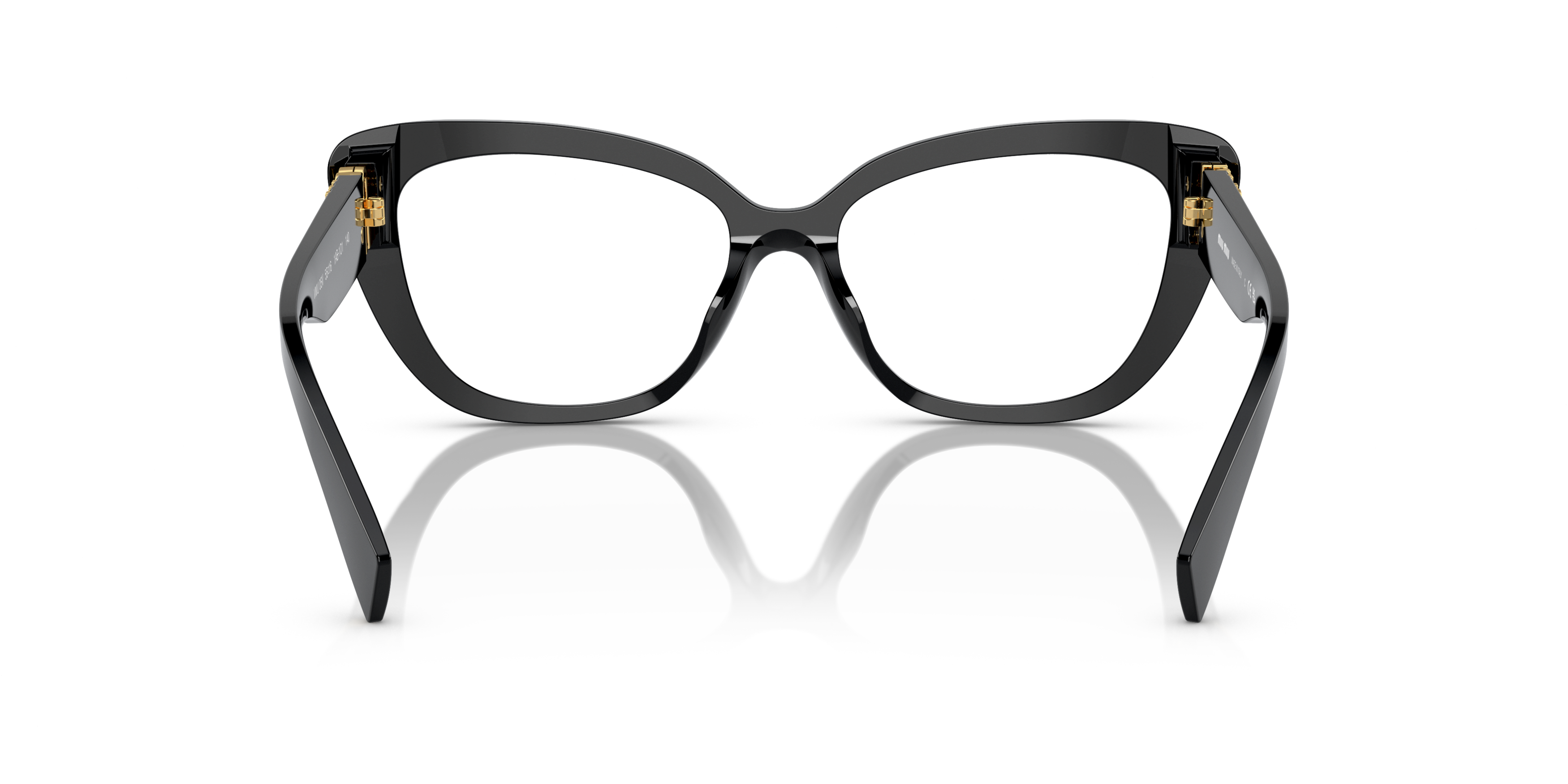 Detail02 Miu Miu MU 05VV Glasses Transparent / Black