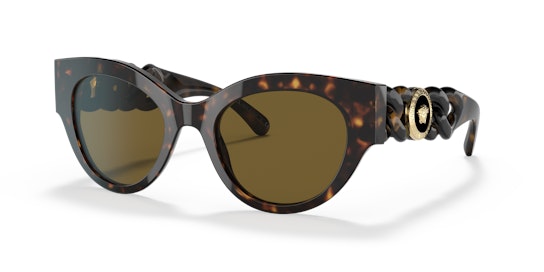 Versace VE 4408 Sunglasses Brown / Havana