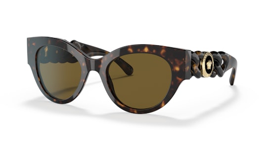 Versace VE 4408 (108/73) Sunglasses Brown / Havana