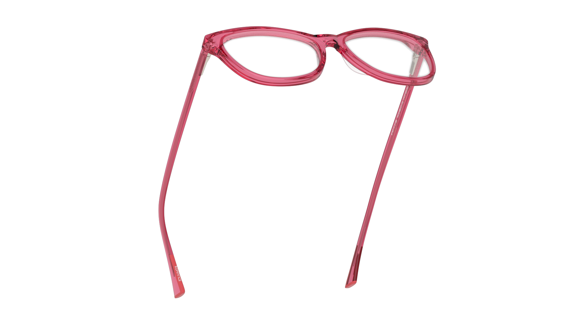 Bottom_Up Unofficial UNOF0003 Glasses Transparent / Transparent, Pink