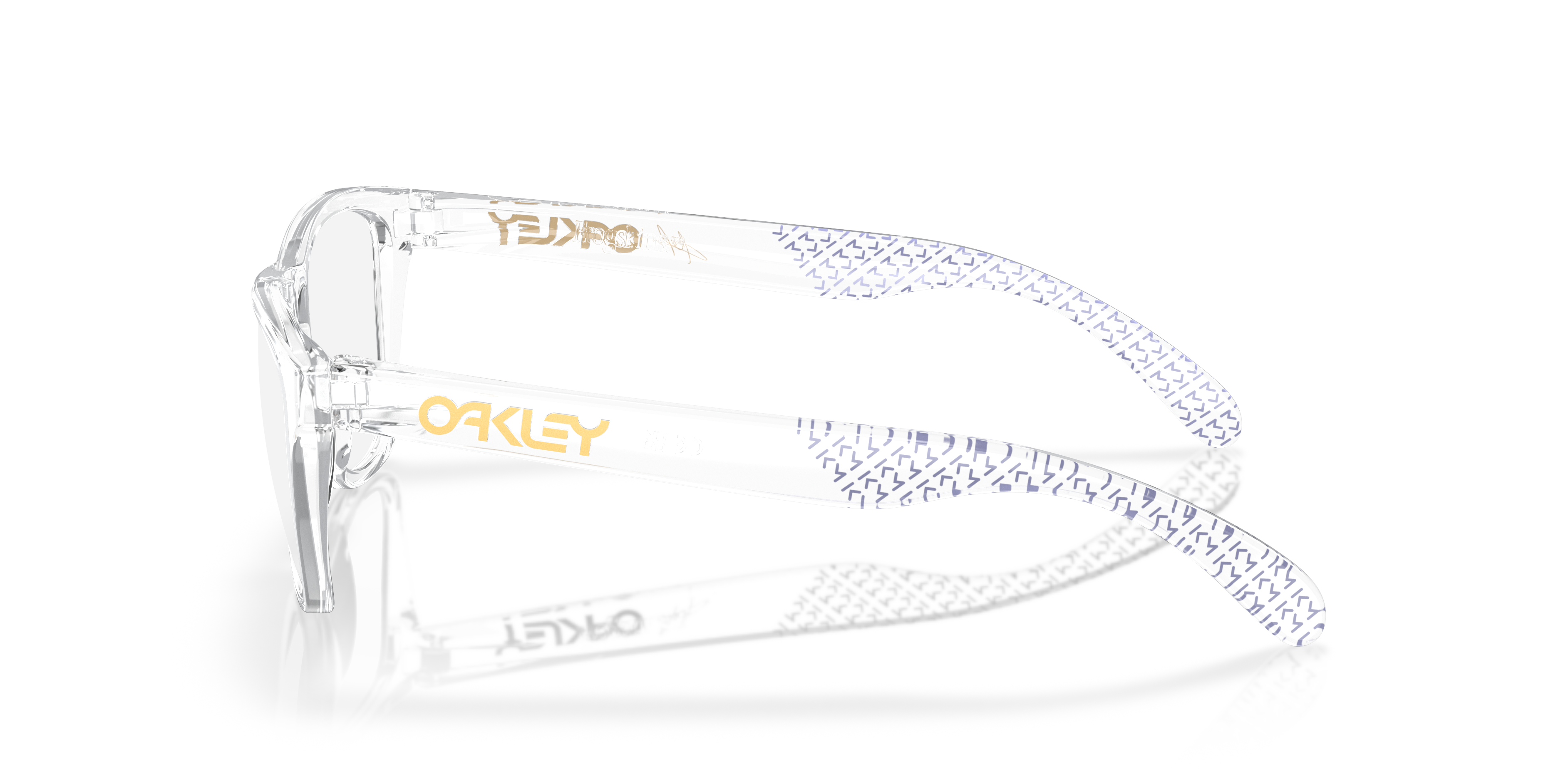 Angle_Left02 Oakley OY 8009 (800908) Youth Glasses Transparent / Transparent, Clear