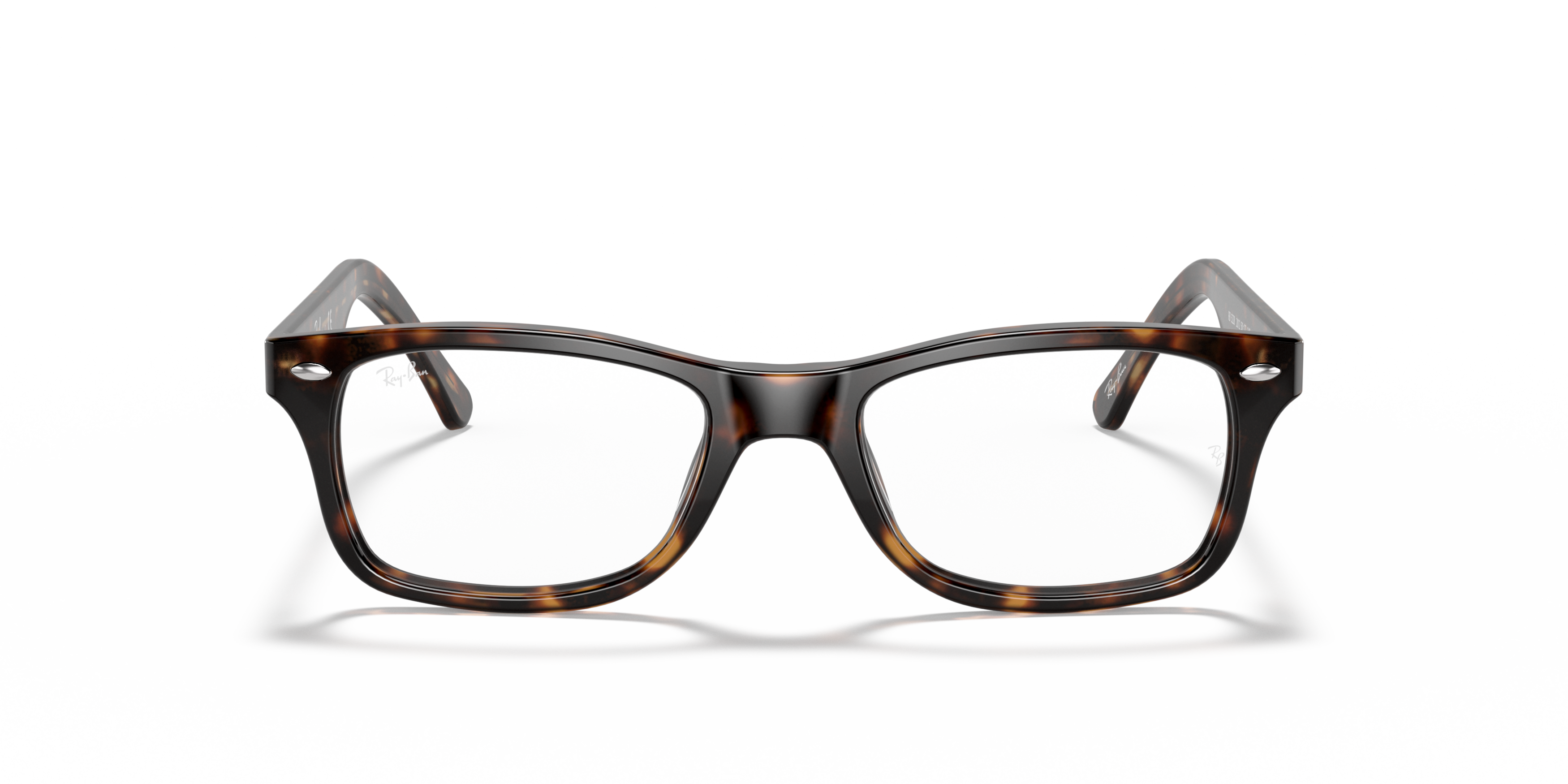 Front Ray-Ban RX 5228 Glasses Transparent / Tortoise Shell