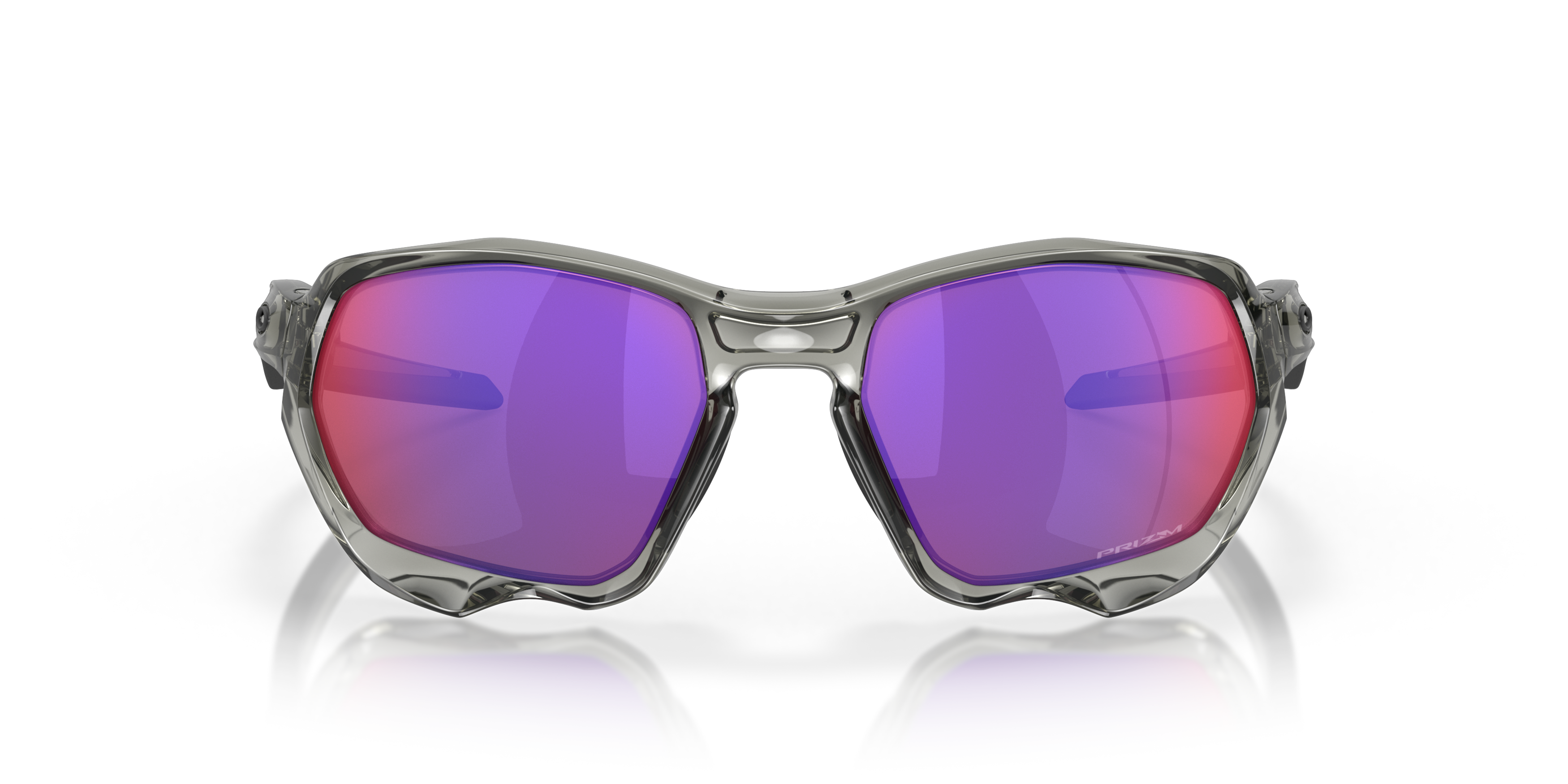 Front Oakley Plazma OO 9019 Sunglasses Red / Grey