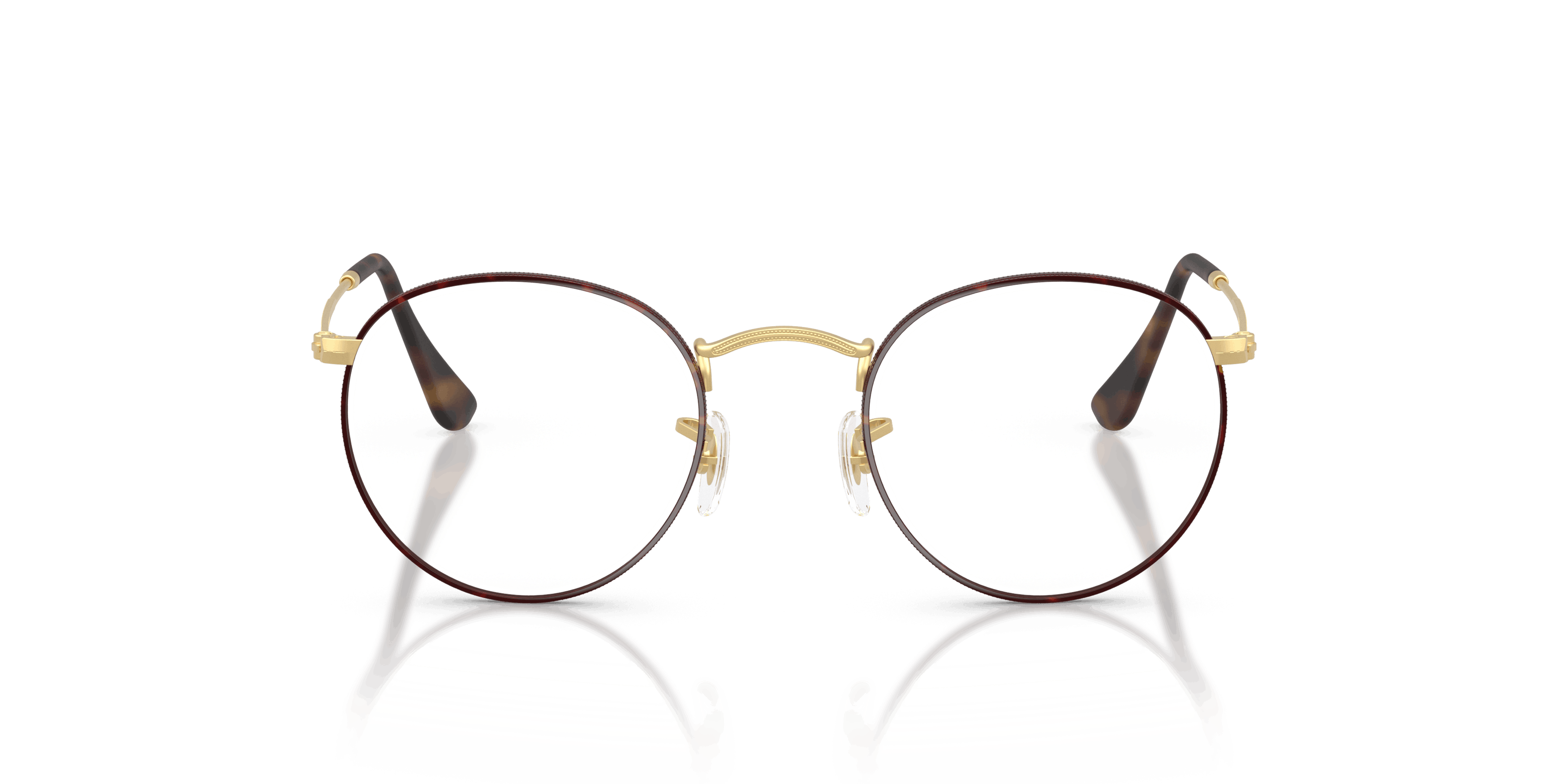 Front, Ray-Ban Round Metal RX 3447V Glasses