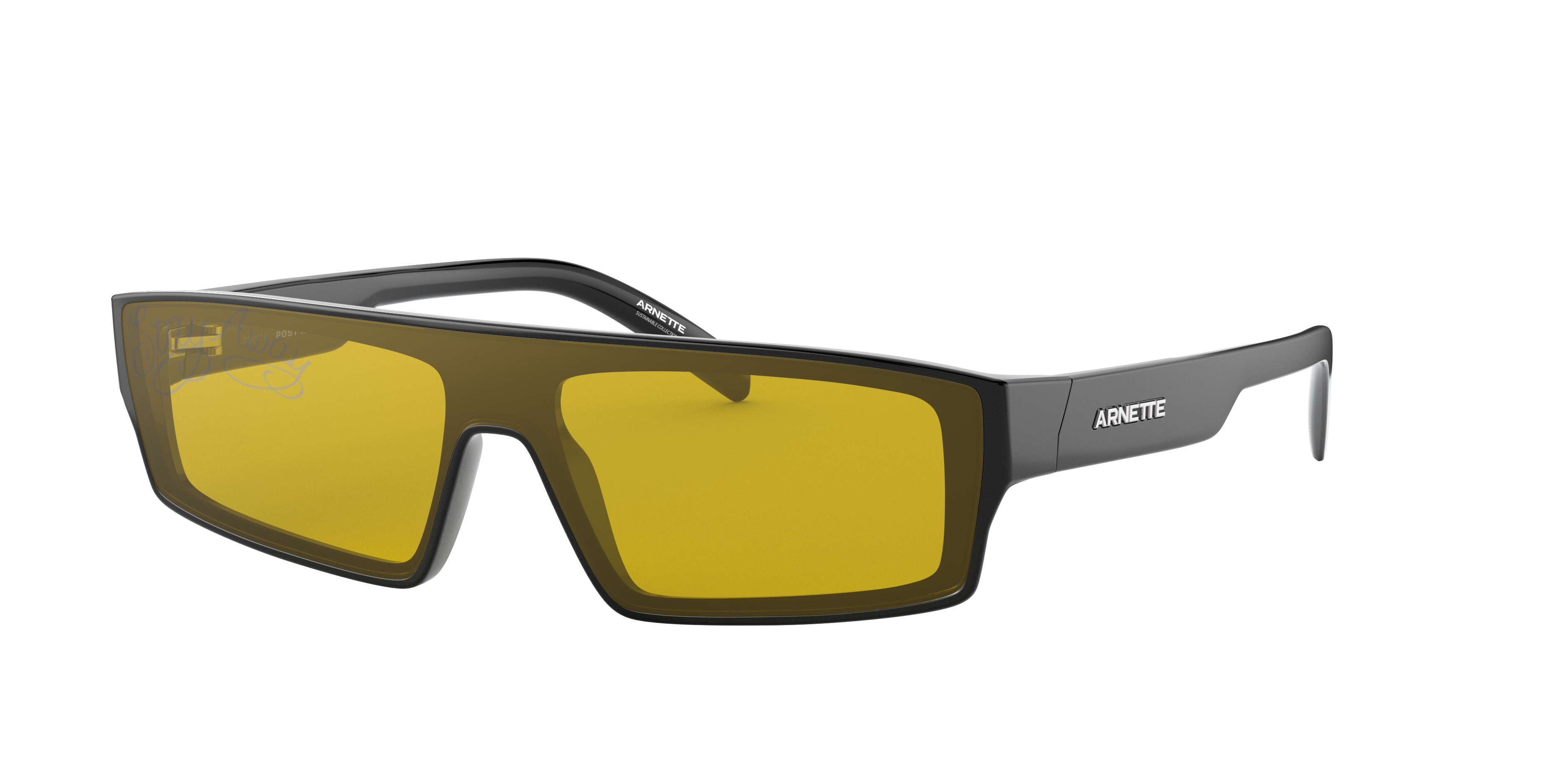 Angle_Left01 Arnette Syke AN 4268 Sunglasses Yellow / Black