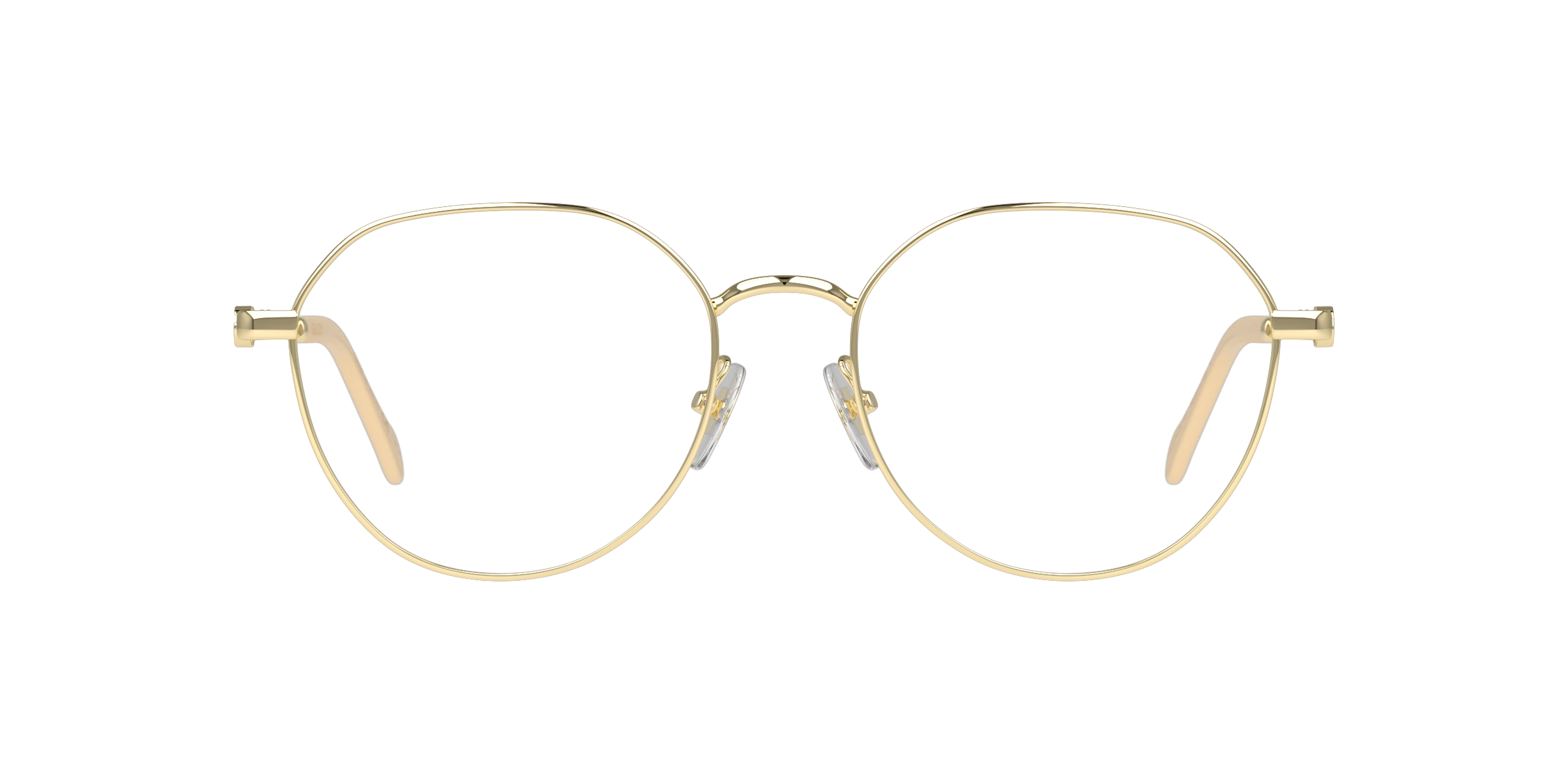Front Gucci GG 1145 (003) Glasses Transparent / Gold