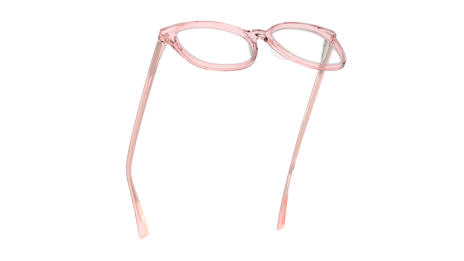Bottom_Up Unofficial UNOF0002 Glasses Transparent / Pink