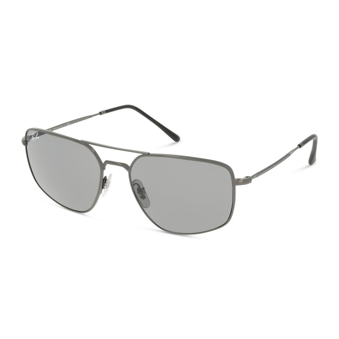 Ray-Ban RB3666 Lunettes de Soleil Homme - Hexagonale Gris - Possibilité de verres correcteurs - Adap