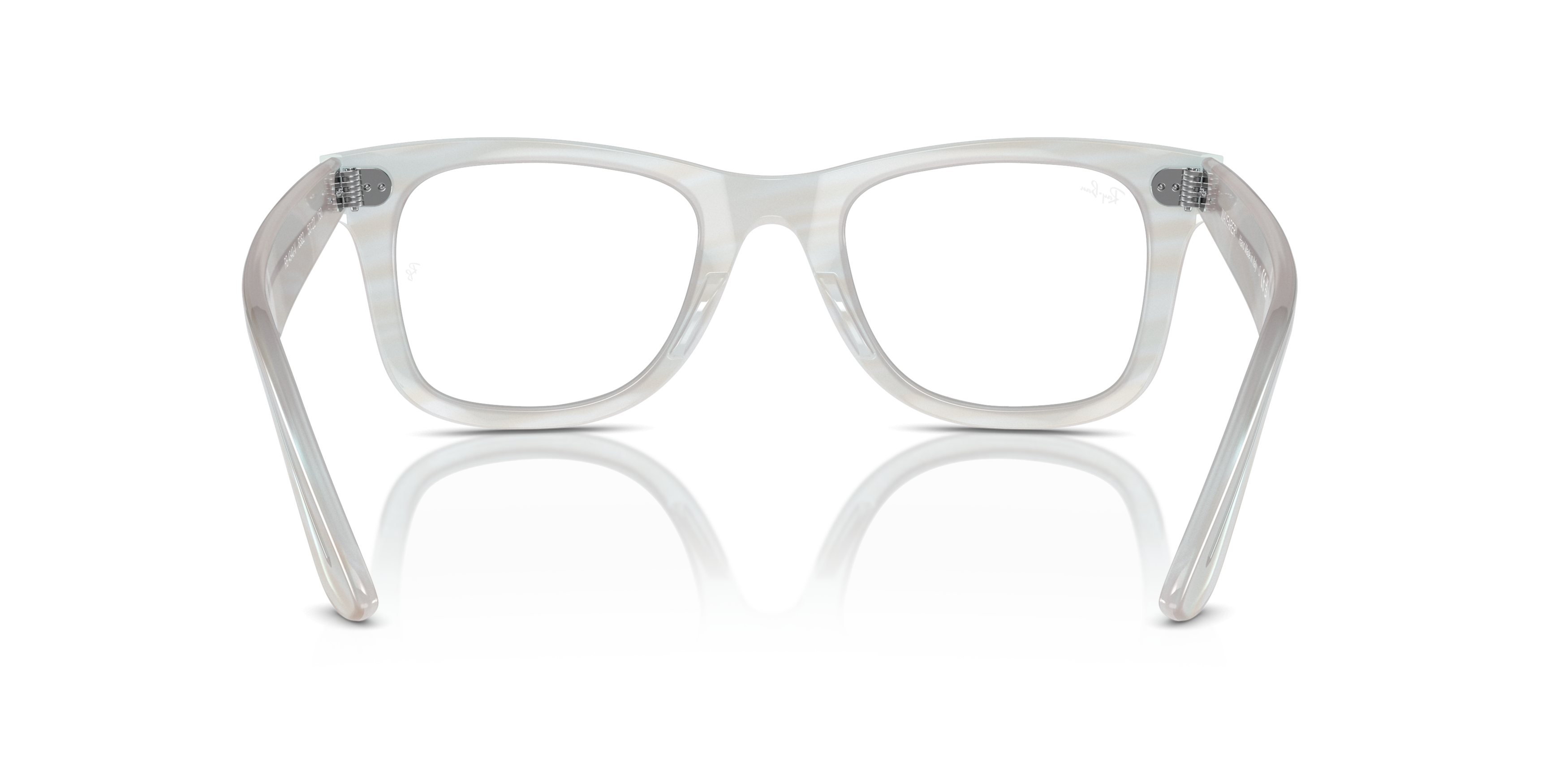 Detail02 Ray-Ban Wayfarer Ease Change RX 4340V Glasses Transparent / Photochromic, Blue