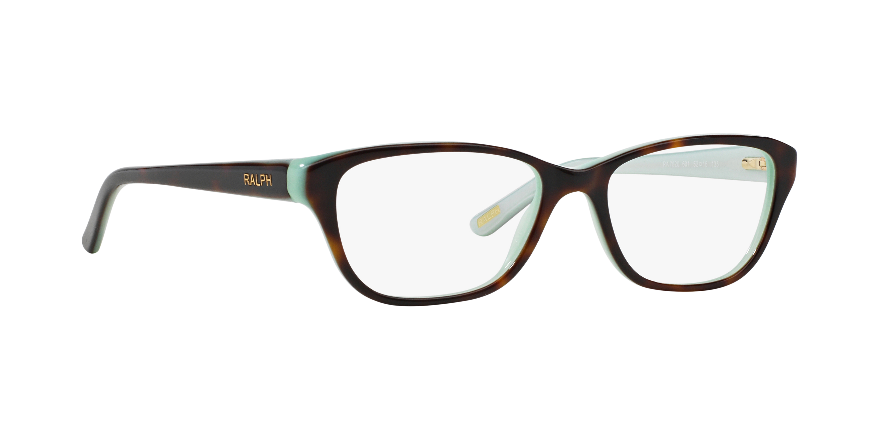 Angle_Right01 Ralph by Ralph Lauren RA 7020 Glasses Transparent / Brown