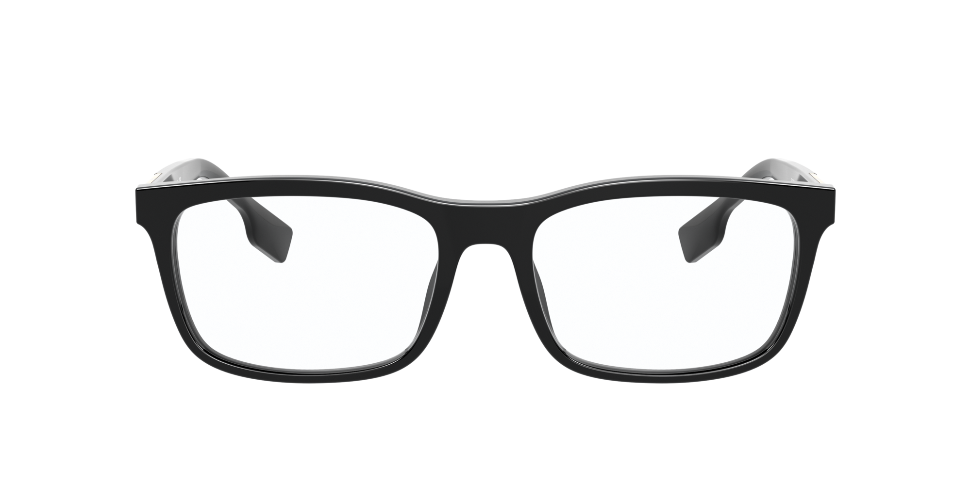 Front Burberry BE 2334 (3001) Glasses Transparent / Black