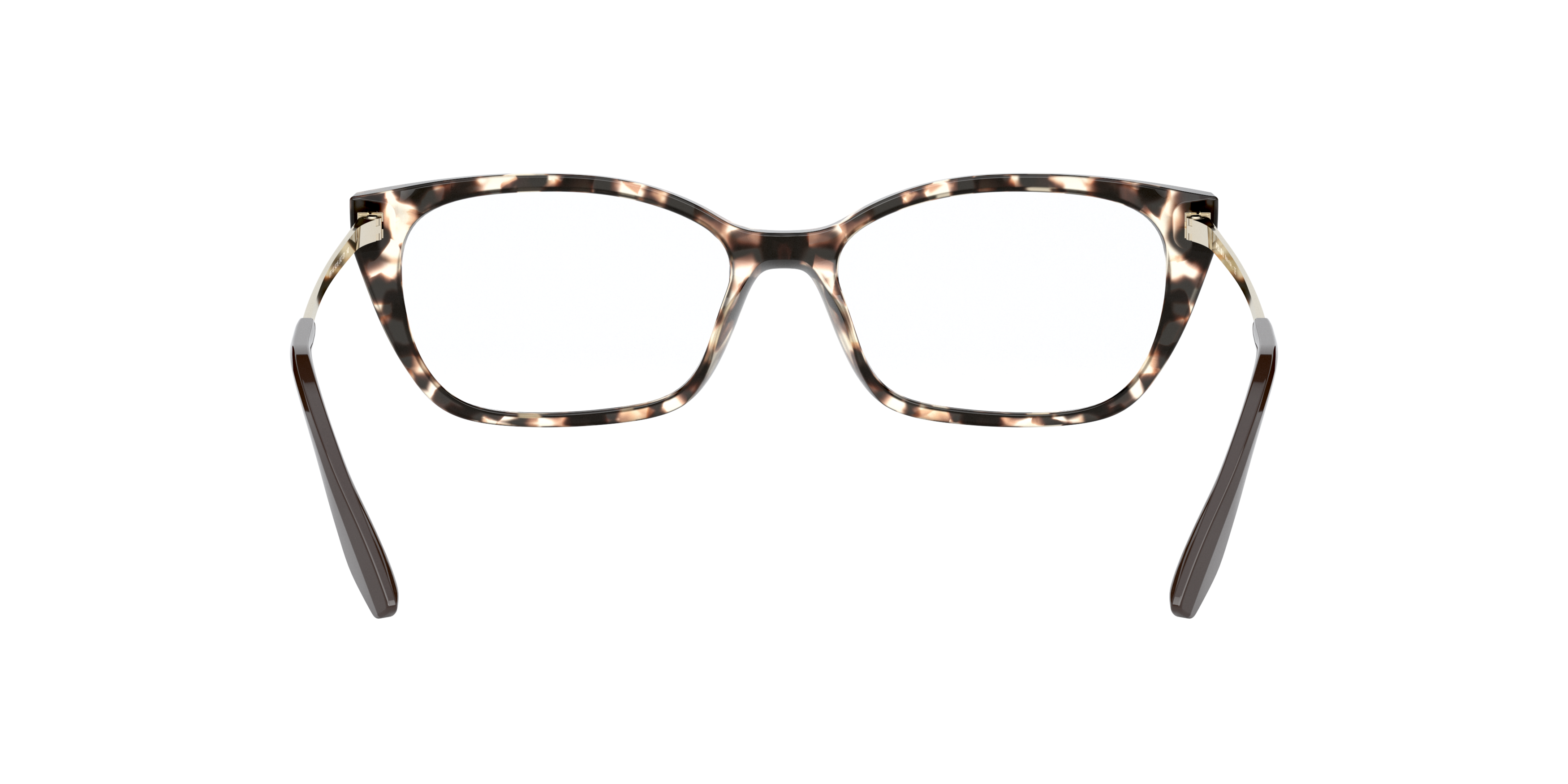 Detail02 Prada PR 14XV (UAO1O1) Glasses Transparent / Tortoise Shell