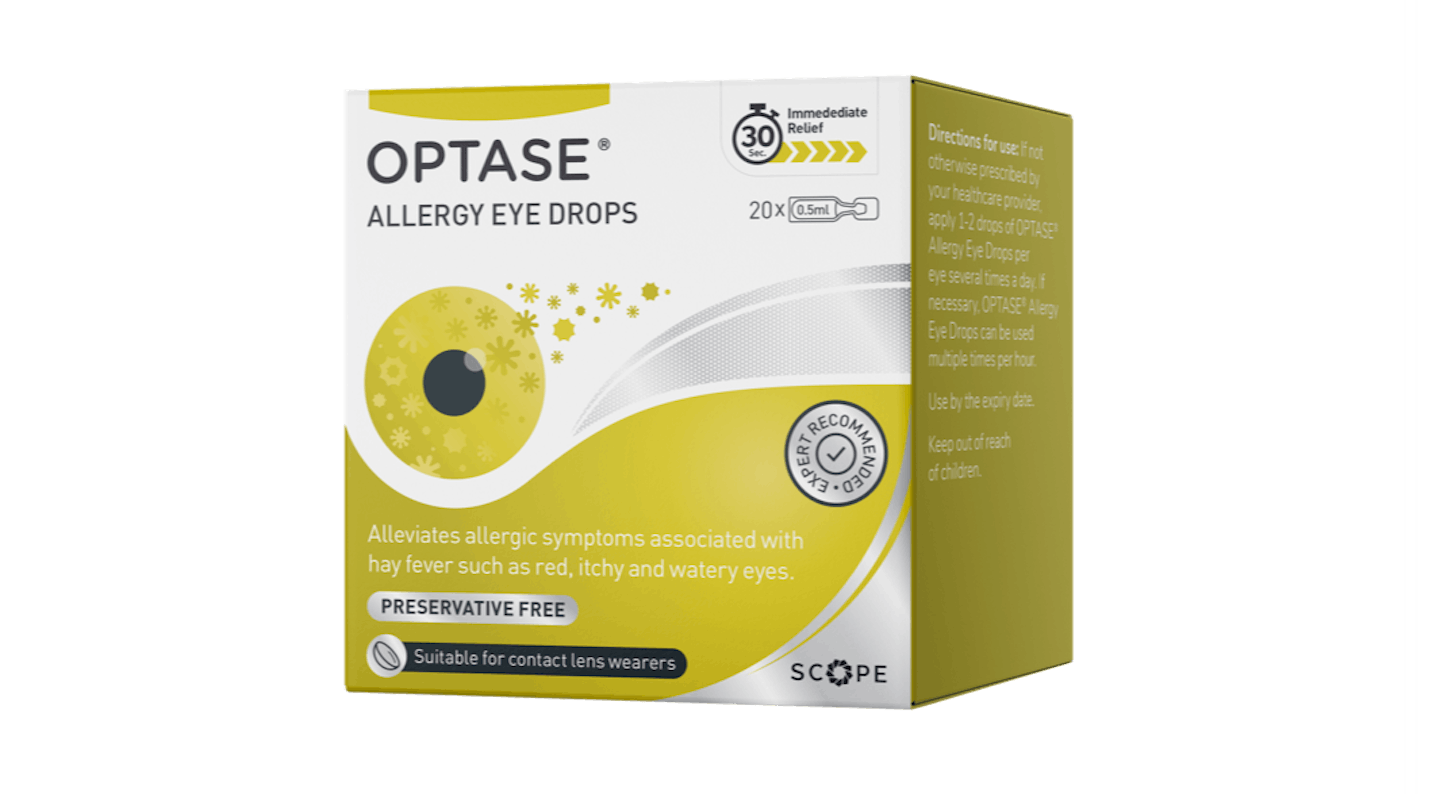 OPTASE Allergy Preservative Free Eye Drops 20 x 0.5ml Vision Express