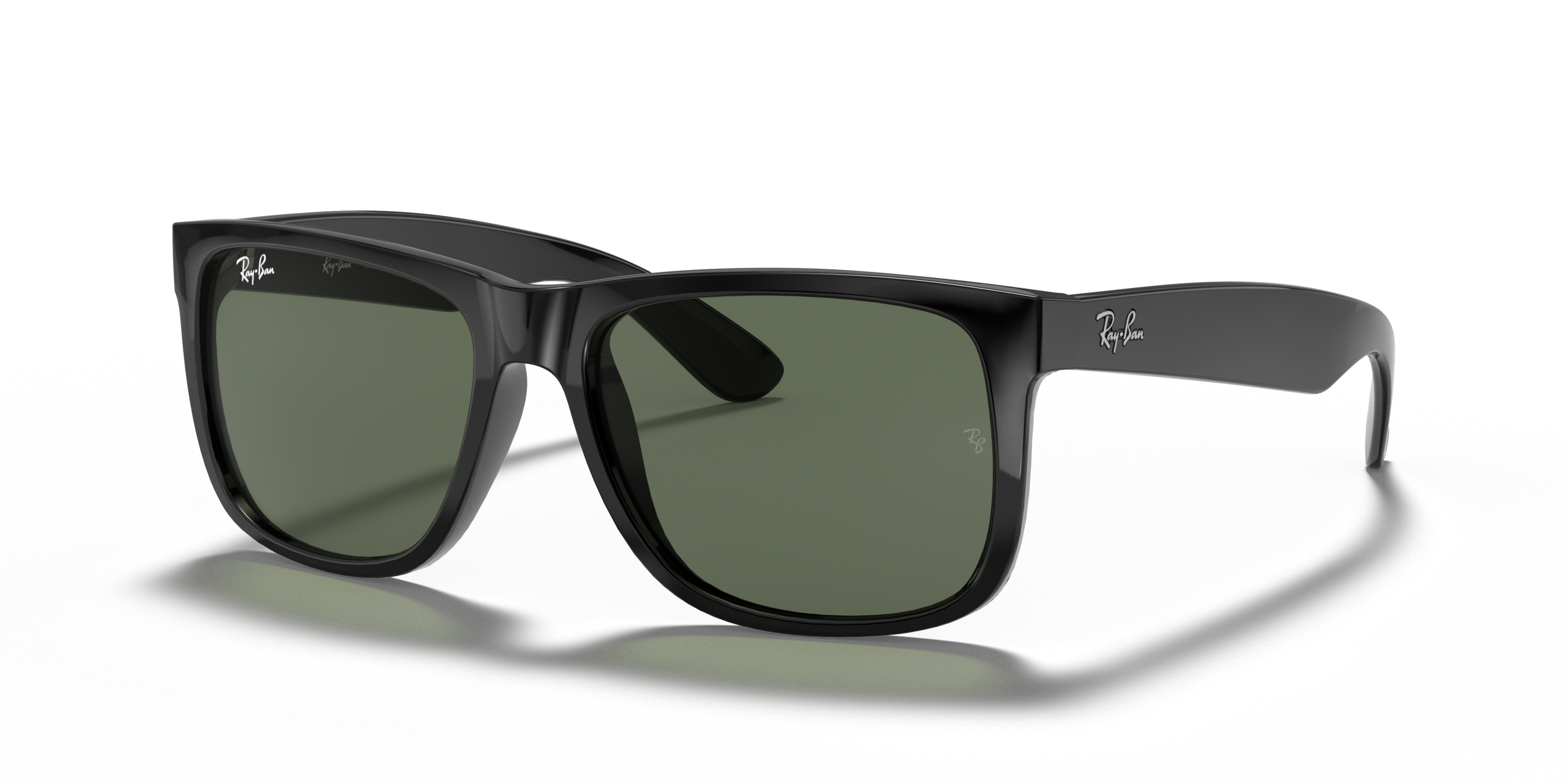 Angle_Left01 Ray-Ban Justin RB 4165 Sunglasses Green / Black