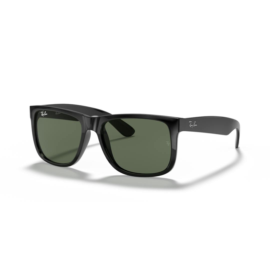 Ray-Ban Justin RB4165 Lunettes de Soleil Homme - Carrée Noir - Possibilité de verres correcteurs - A