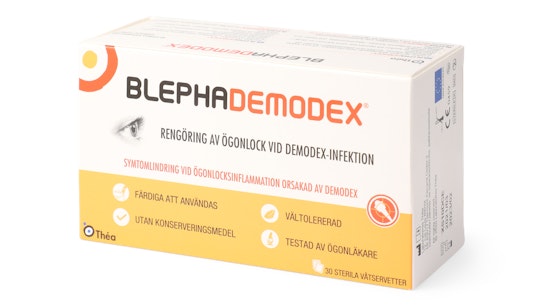 Blepha Blephademodex Ögonlockservetter 30st