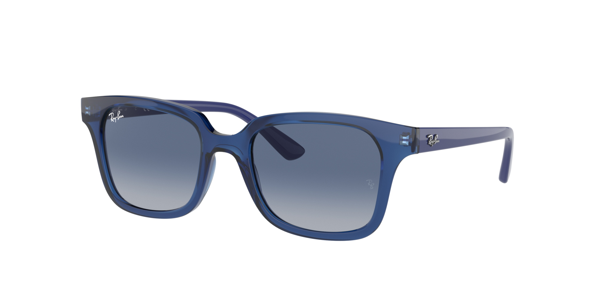 Angle_Left01 Ray-Ban RJ9071S (70624L) Glasses Blue / Transparent, Blue