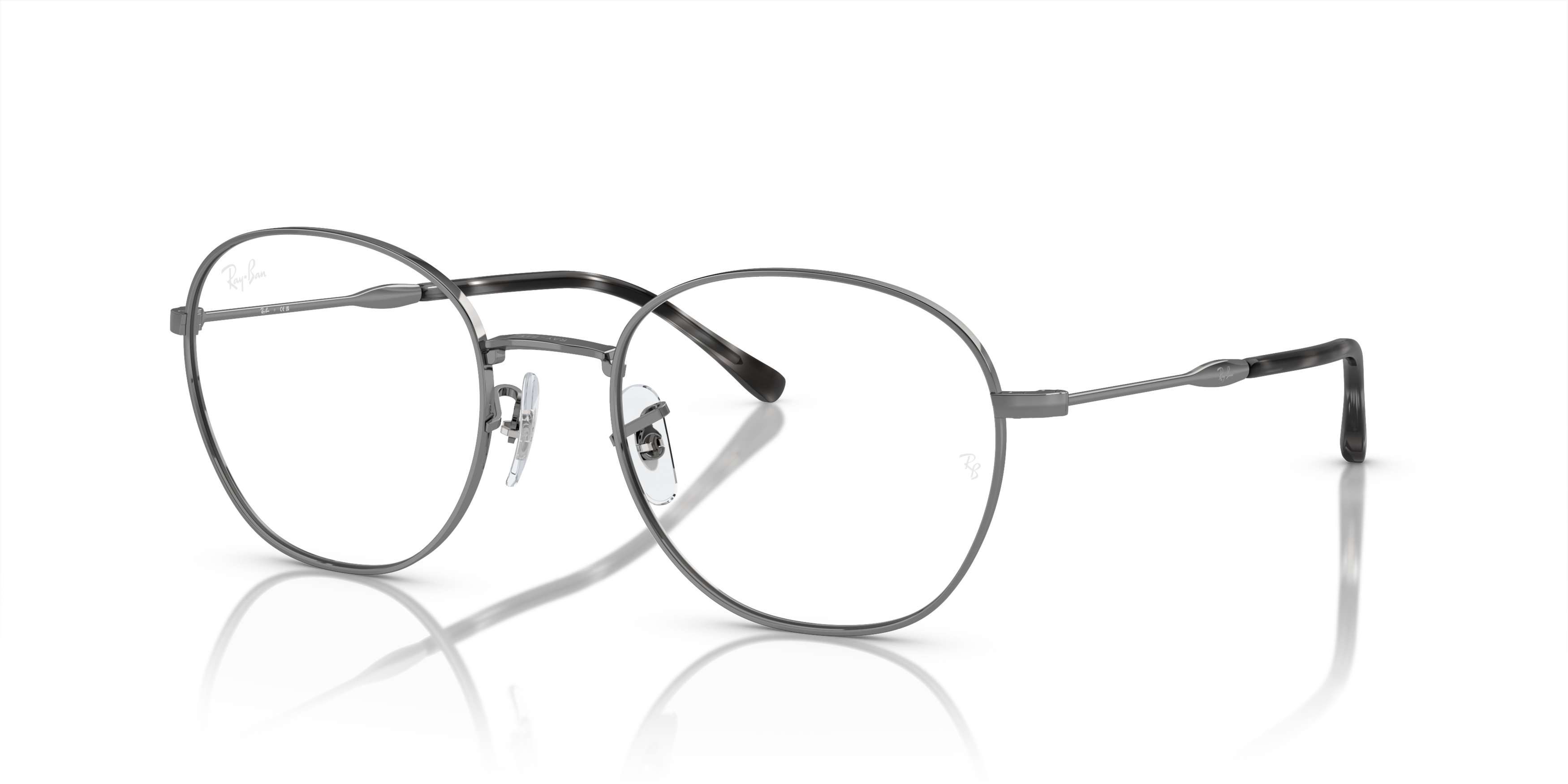Angle_Left01 Ray-Ban RX 6509 Glasses Transparent / Grey