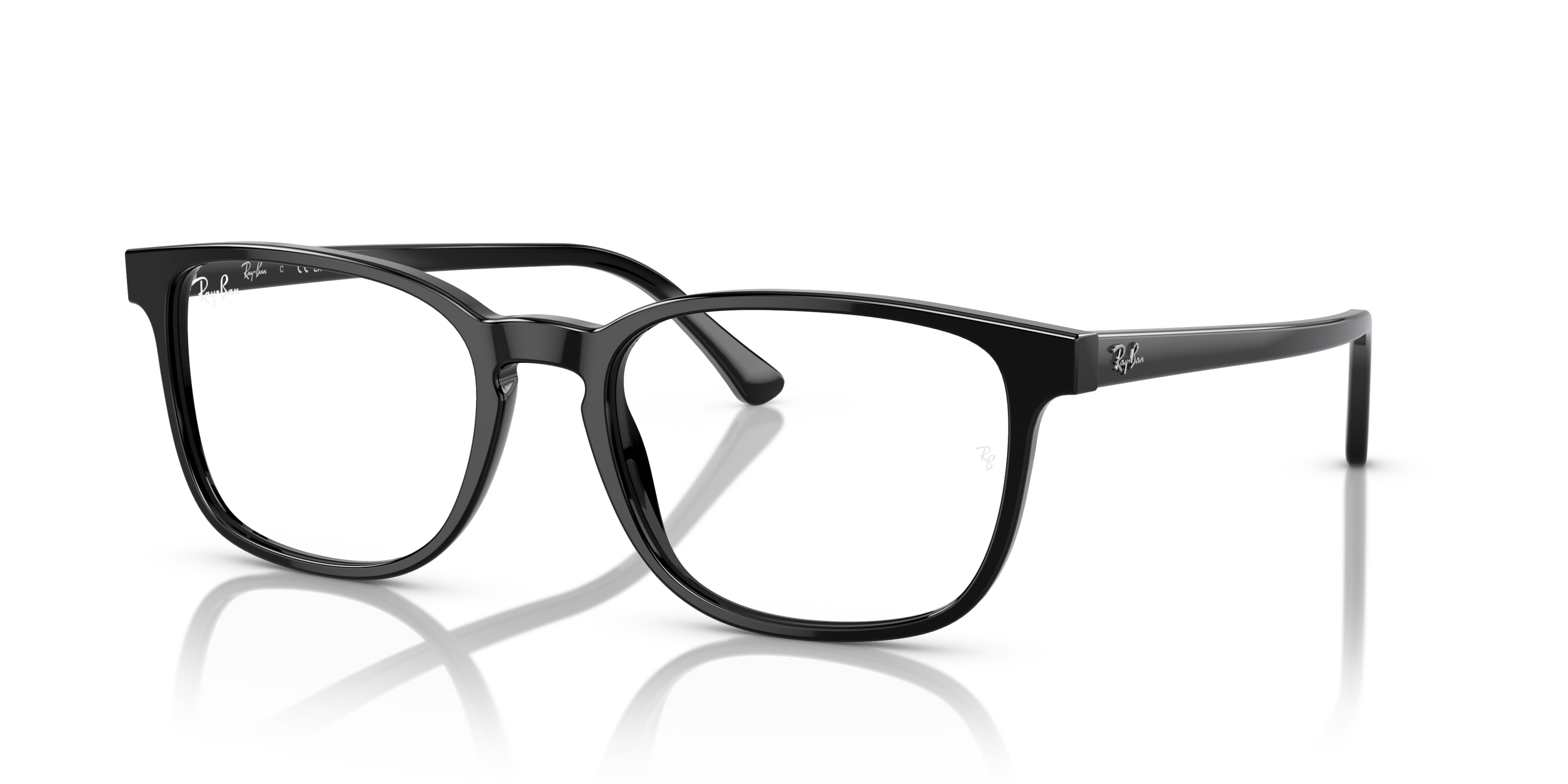 Angle_Left01 Ray-Ban RX 5418 Glasses Transparent / Black