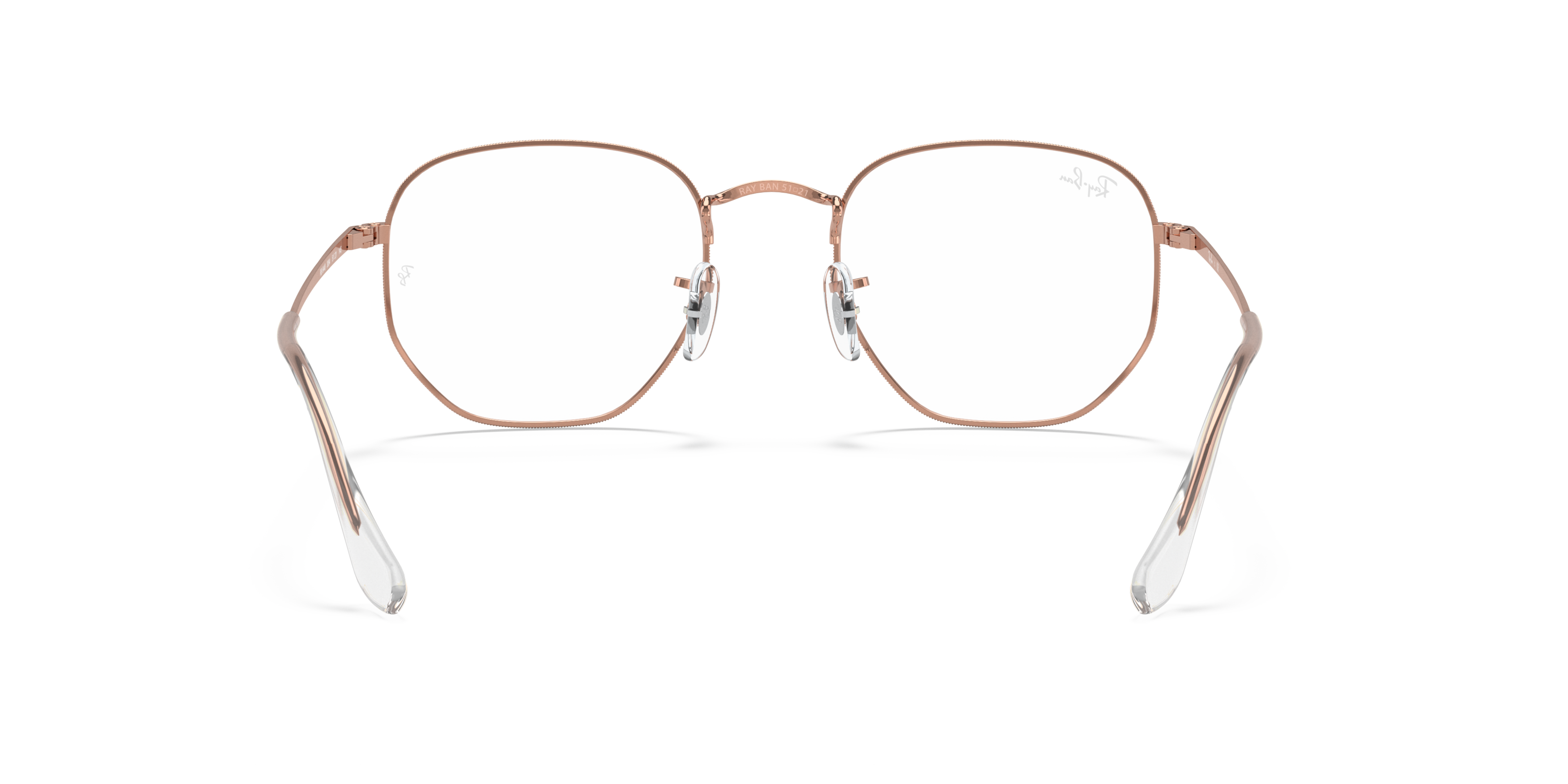 Detail02 Ray-Ban RX 6448 (3094) Glasses Transparent / Pink