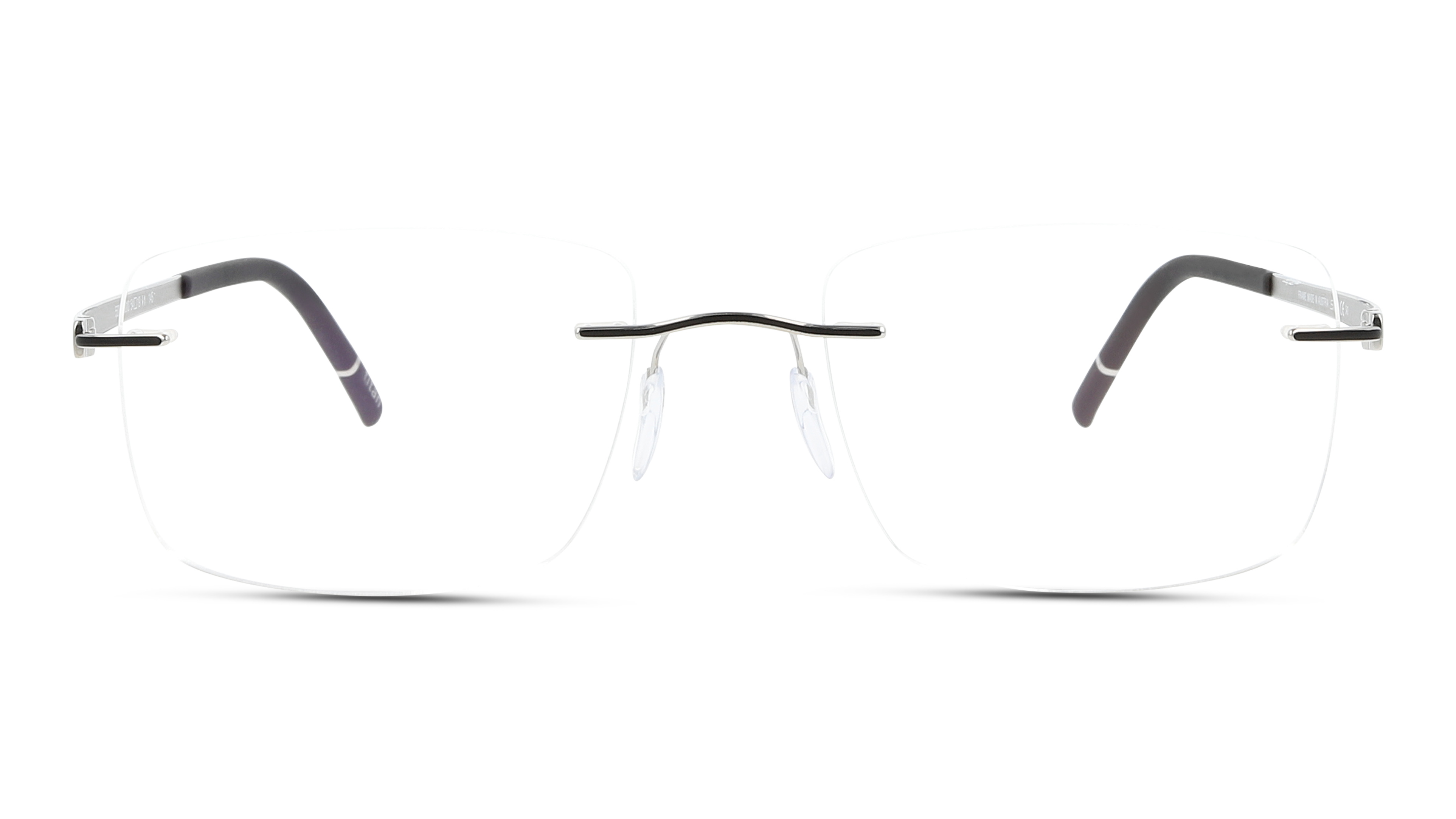 Front Silhouette Momentum 5529 (9010) Glasses Transparent / Black