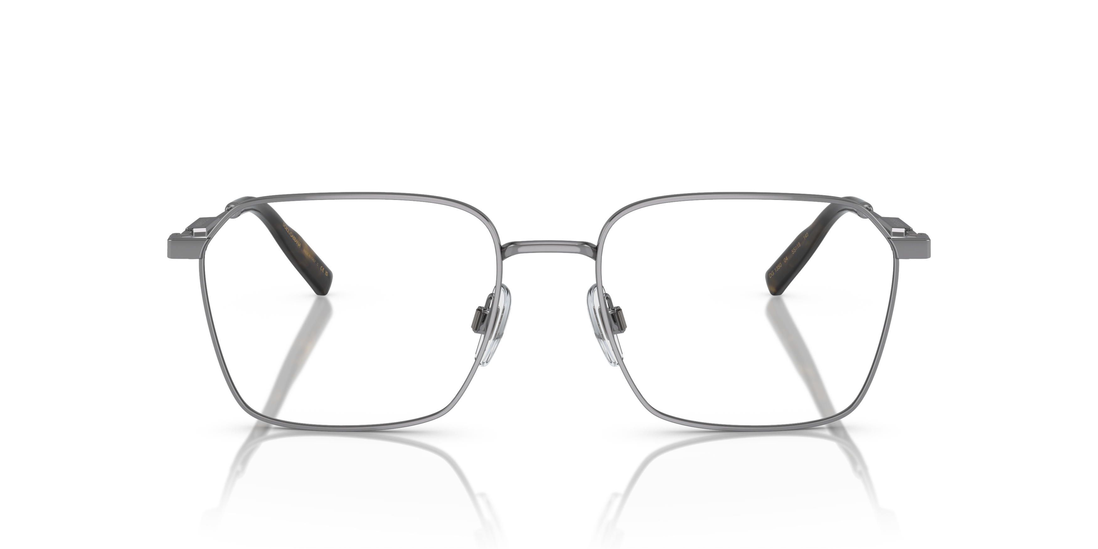 Front Dolce & Gabbana DG 1350 Glasses Transparent / Grey