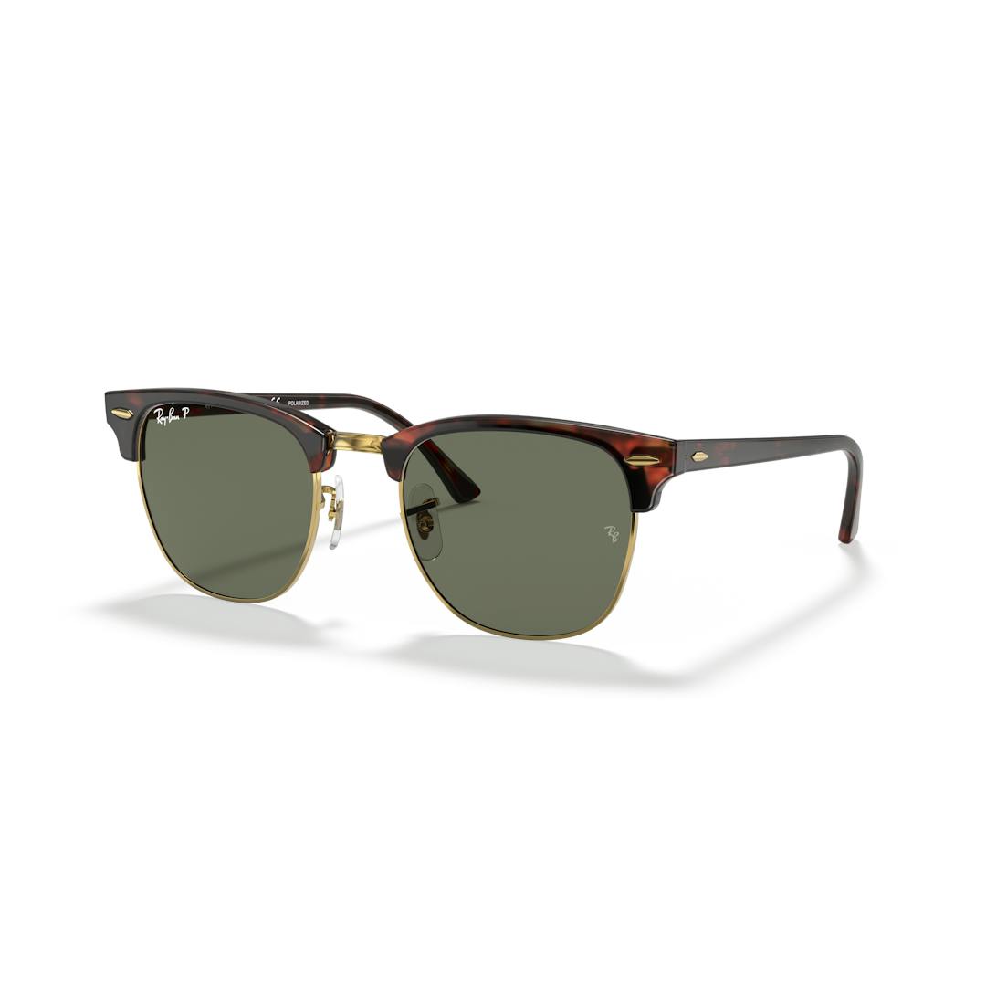 Ray-Ban Clubmaster Classic 0RB3016 Solbriller - Firkantede Brun Polariserede Linser