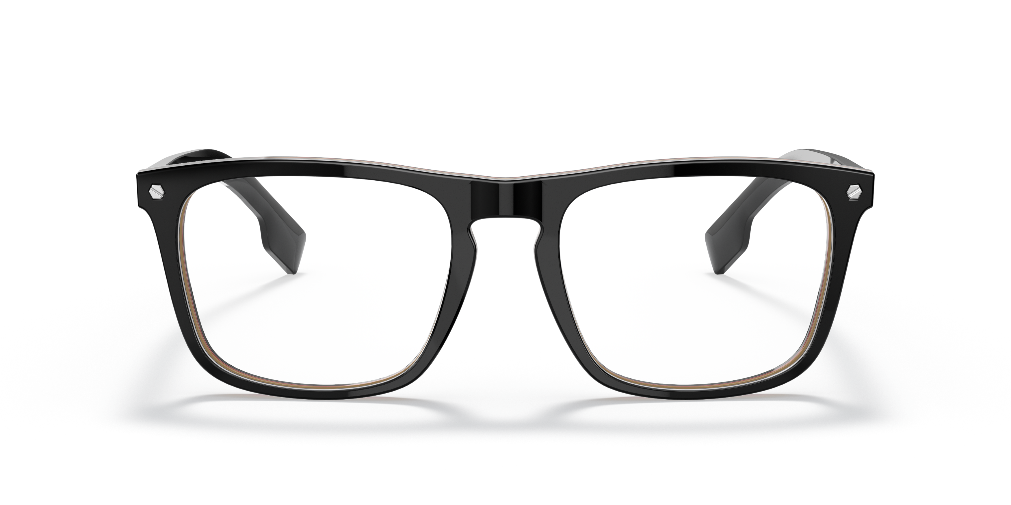 Front Burberry BE 2340 (3798) Glasses Transparent / Black
