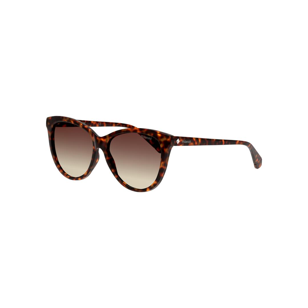 Polaroid PLD 6104/S/X Lunettes de Soleil Femme - Cateye Marron - Verres Polarisés - Possibilité de v