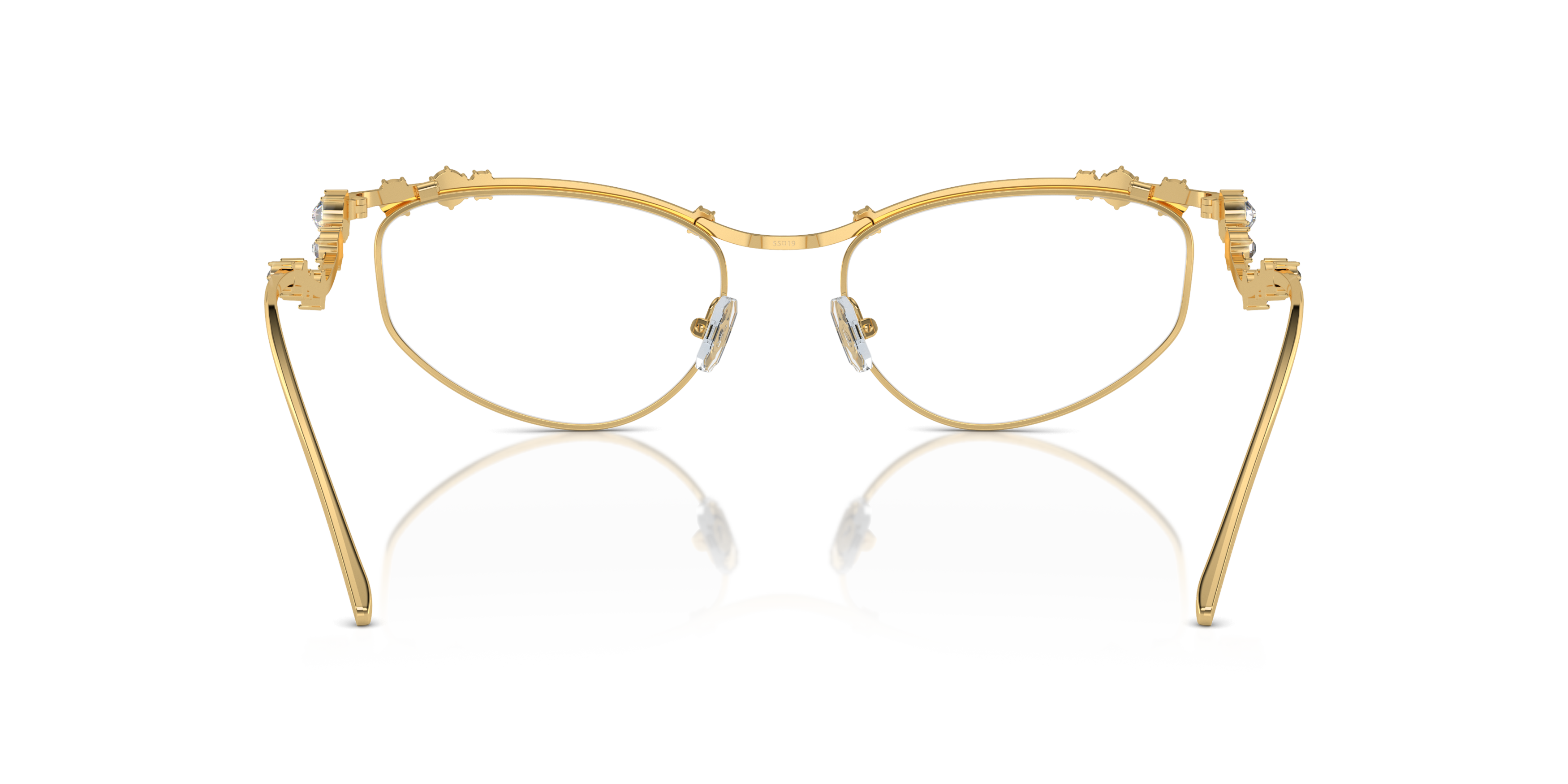 Detail02 Swarovski SK 1015 Glasses Transparent / Gold