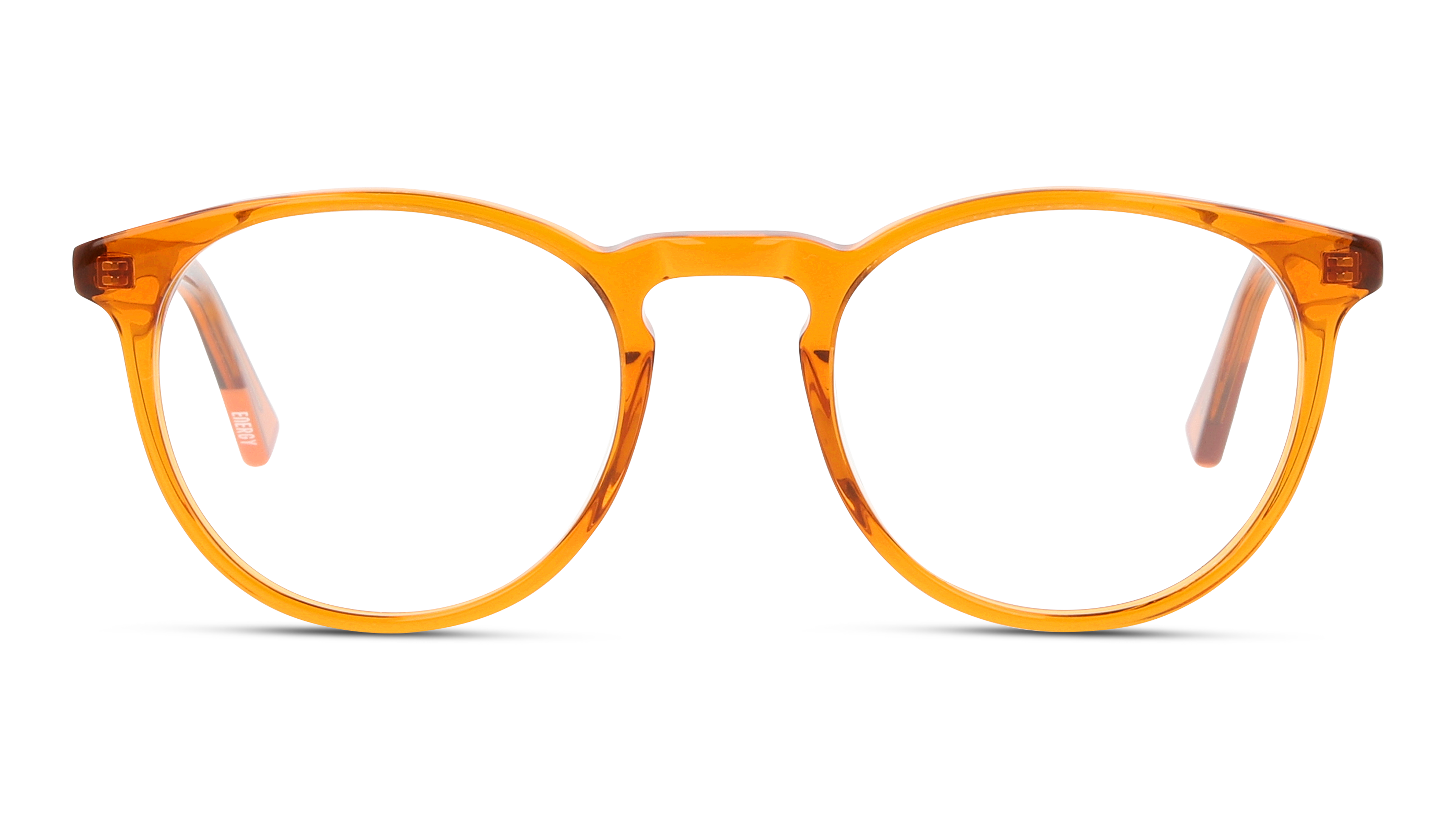 Front Unofficial UNOM0001 (OT00) Glasses Transparent / Orange
