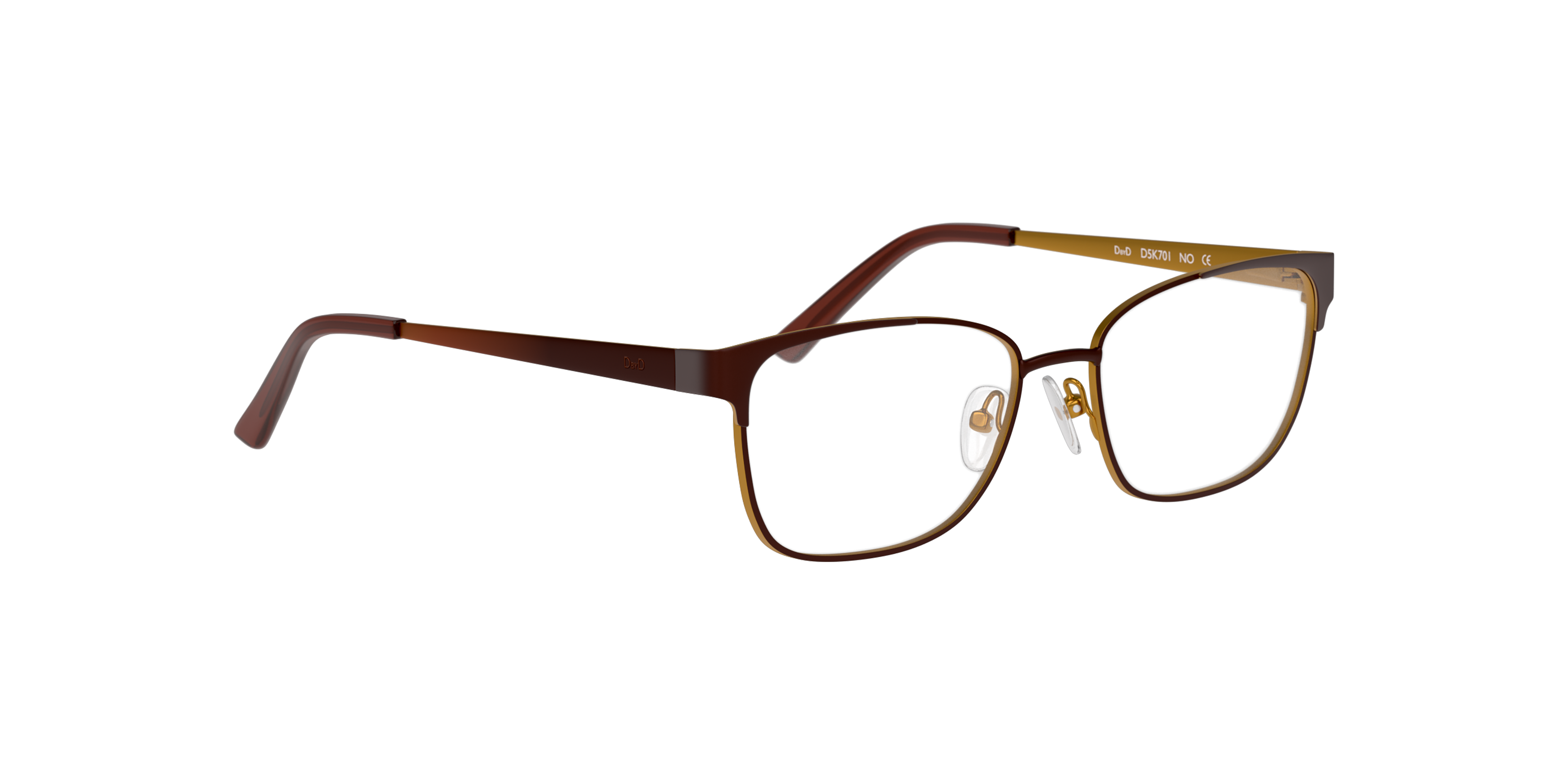 Angle_Right01 DbyD Essentials DBKF01 Glasses Transparent / Brown