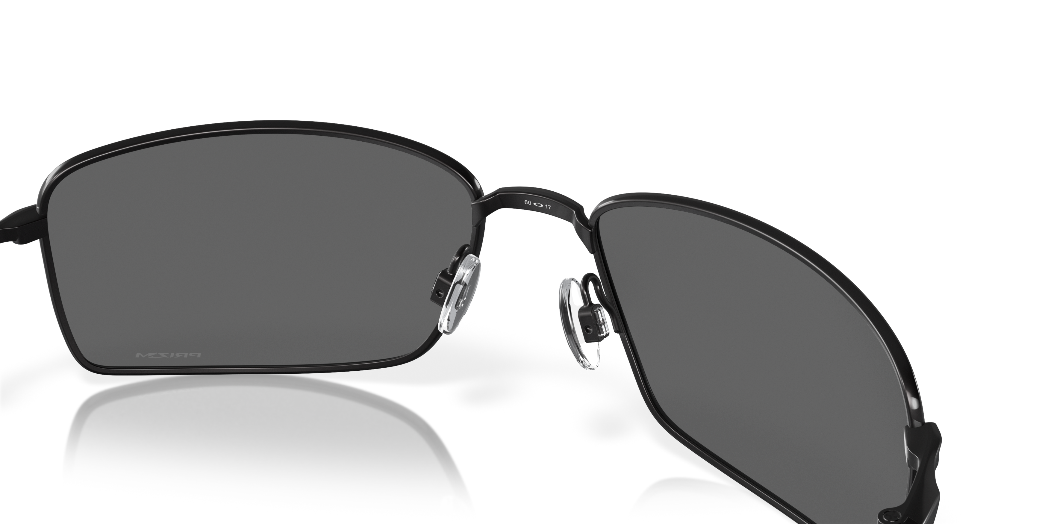 Detail03 Oakley Square Wire OO 4075 (407513) Sunglasses Silver / Black